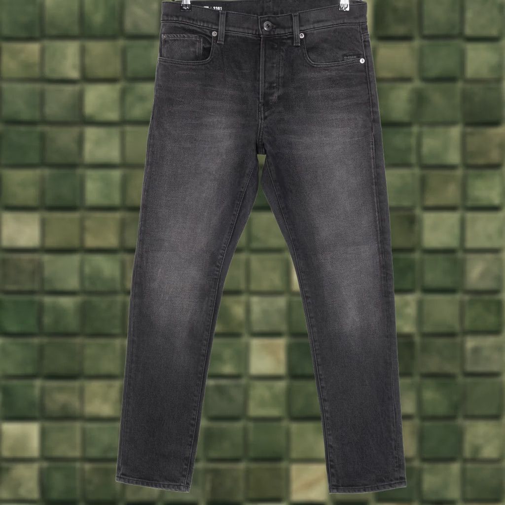 G-Star G-Star 3301 Slim Jeans Men W32 L30 Stretch DZ7428 Jeans, Denim, Grey, 5-Pocket, Mid Rise, Size 32, Regular, Designer, Vintage: No, Mens Size US 32 / EU 48 - 1 Thumbnail