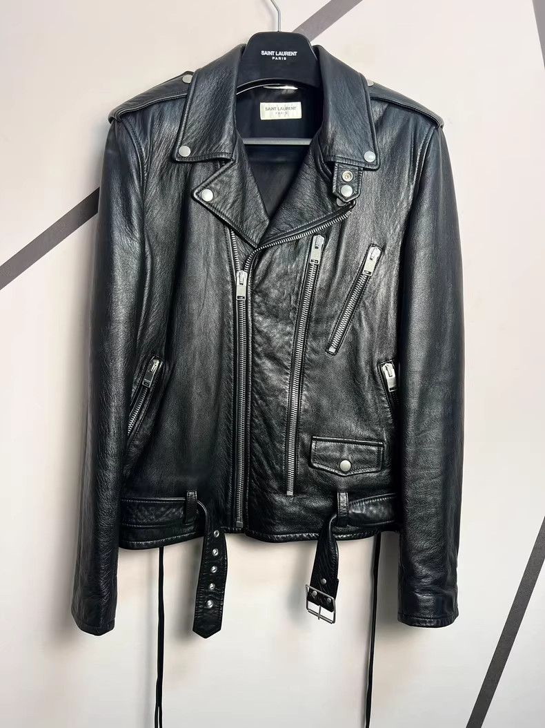 Saint Laurent Paris saint laurent black leather jacket Size US M / EU 48-50 / 2 - 1 Thumbnail