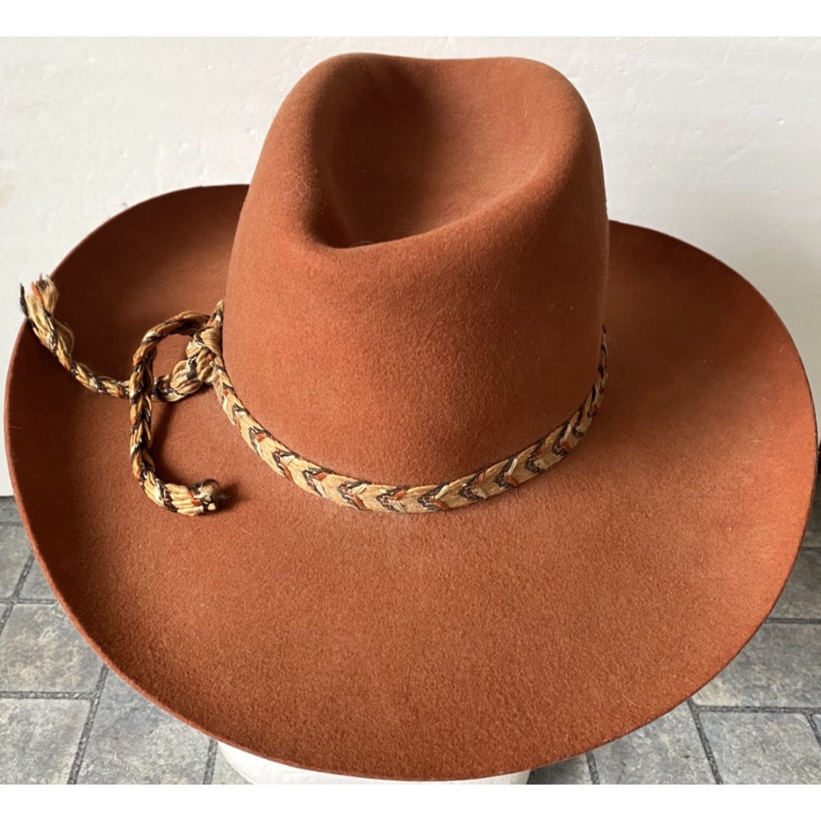 CO VINTAGE American Hat Co Maxi Felt Wool Hat Western Men’s Size 7Made In USA Men Wool Western Hat Size 7 USA Size ONE SIZE - 7 Thumbnail
