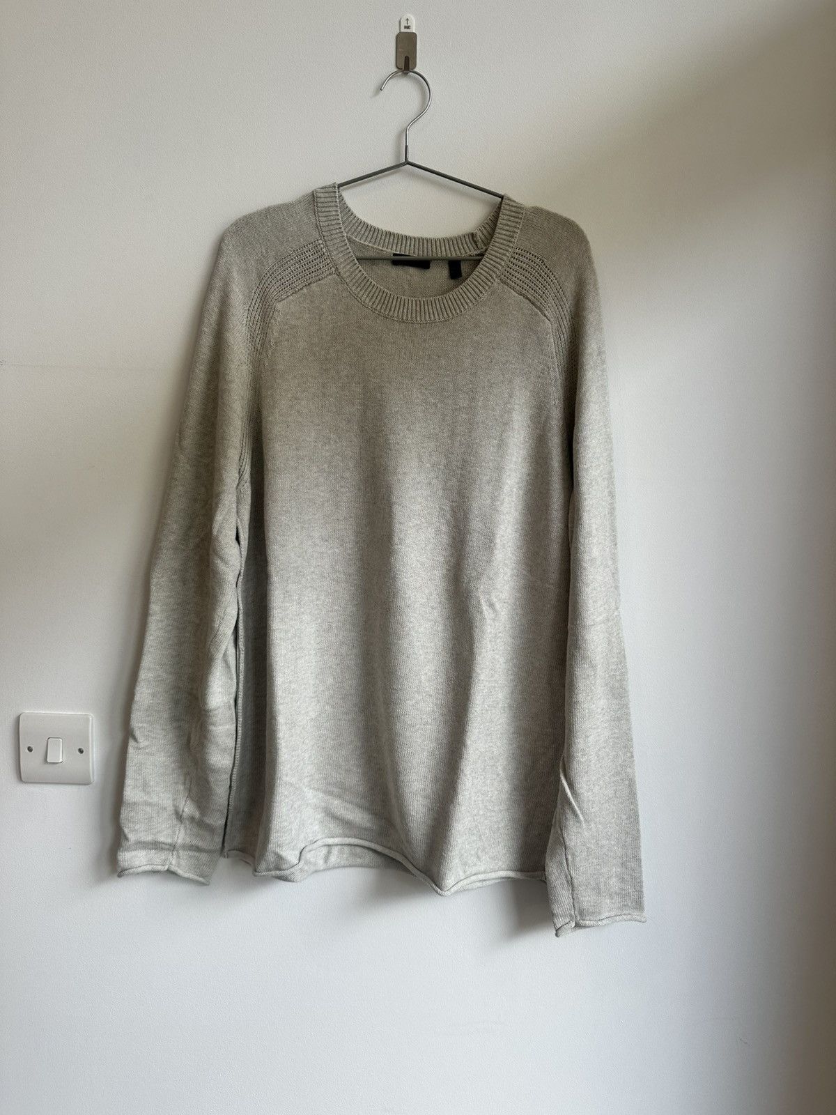 ATM Anthony Thomas Melillo Cashmere Cotton Raglan Sleeve Knit Size US M / EU 48-50 / 2 - 1 Thumbnail