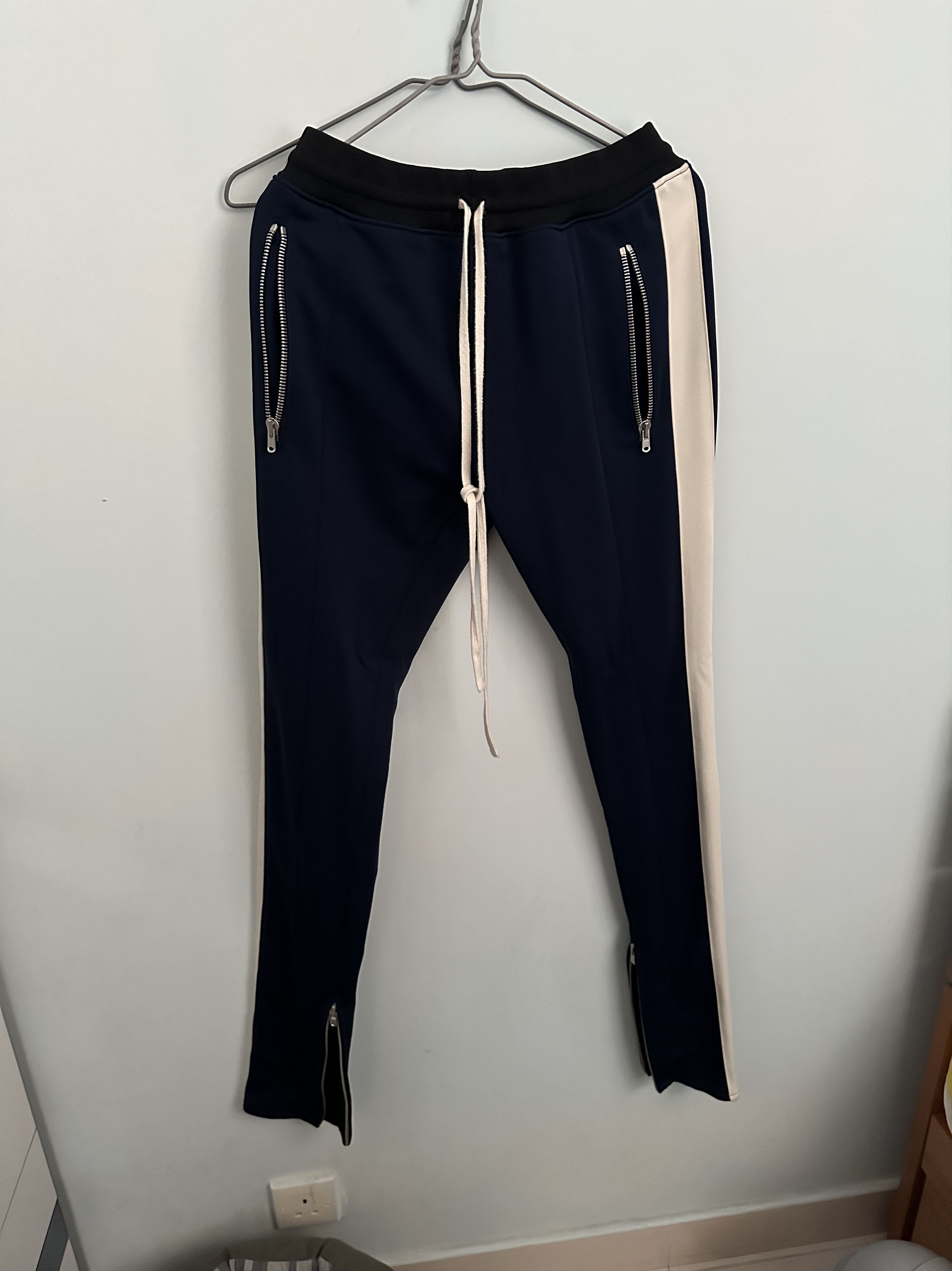 image of Fear Of God Track Pants in Blue White, Men's (Size 30)