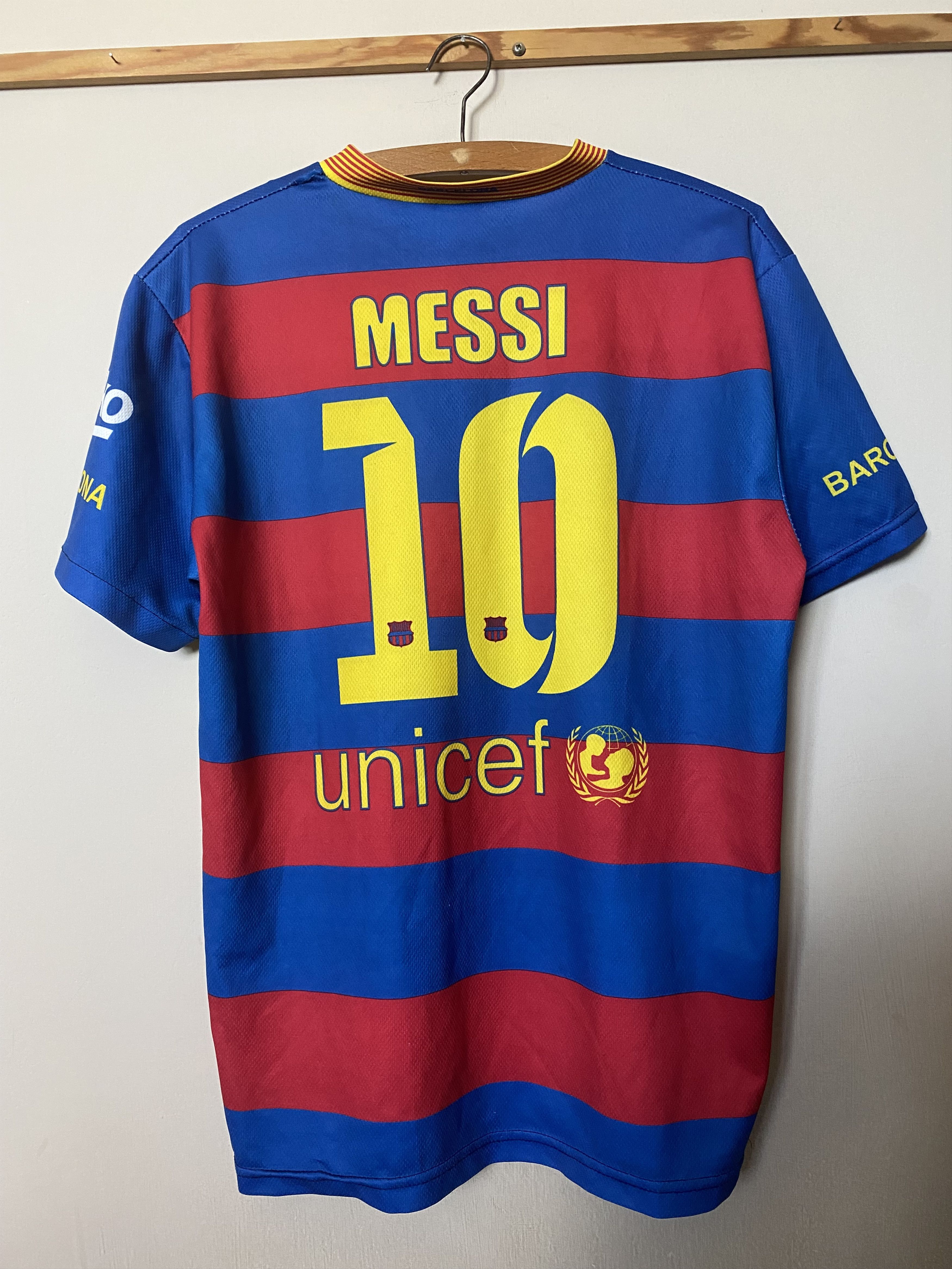 Other F.C. BARCELONA 2015 - 2016 #10 MESSI - M - UNIQUE Size US M / EU 48-50 / 2 - 1 Thumbnail