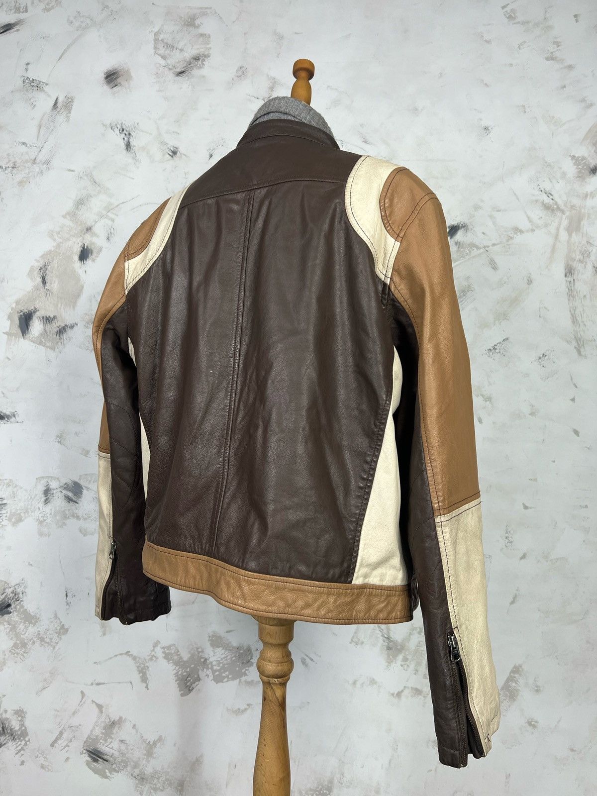 Vintage Vintage Cecil Gee Leather Jacket Size M - L Size US L / EU 52-54 / 3 - 2 Thumbnail