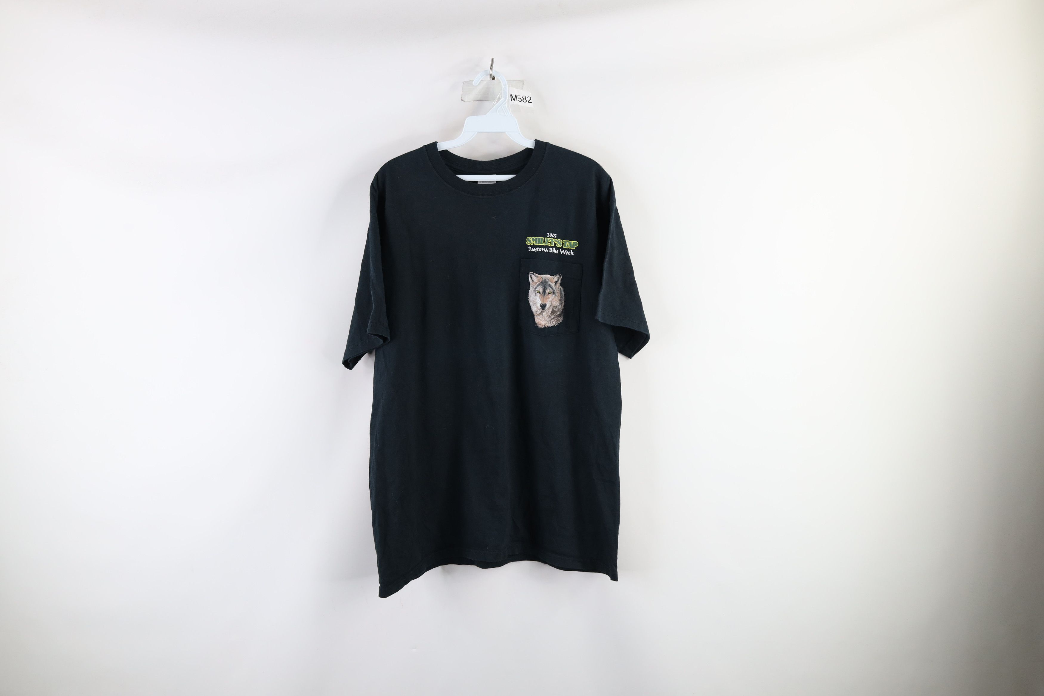 Vintage Vintage Y2K 2002 Wolf Smileys Tap Daytona Bike Week T-Shirt Size US L / EU 52-54 / 3 - 1 Thumbnail