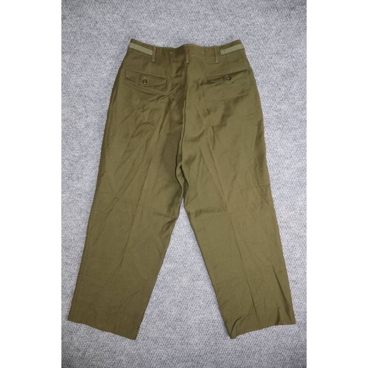 Vintage Vintage US Army Field Trousers Olive Green Size 34x28 Size US 34 / EU 50 - 2 Thumbnail