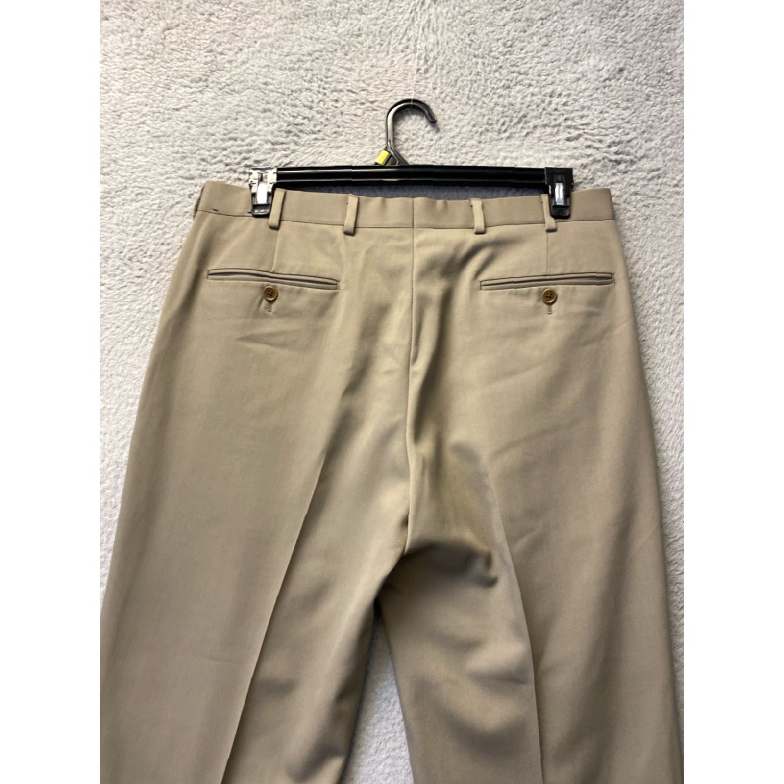 Brooks Brothers Brooks Brothers Dress Pants Men’s 35 x 30 Tan Wool /0613 Regular Classic Stretch Size US 35 - 7 Thumbnail