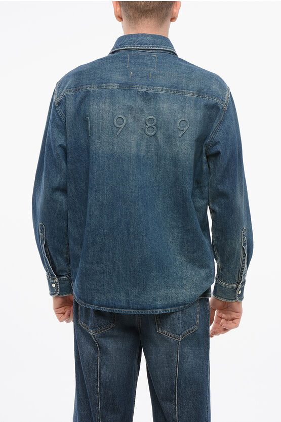 1989 STUDIO o1y0525 Denim Shirt in Blue Size US S / EU 44-46 / 1 - 3 Thumbnail