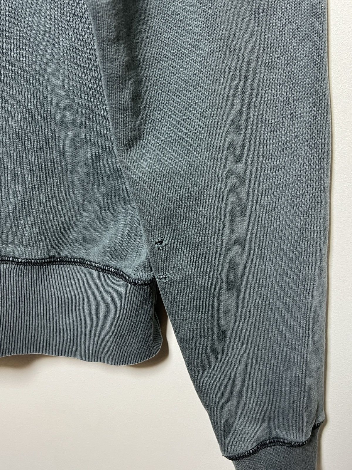 Acne Studios acne y2k washed green crewneck sweatshirt Size US M / EU 48-50 / 2 - 12 Thumbnail