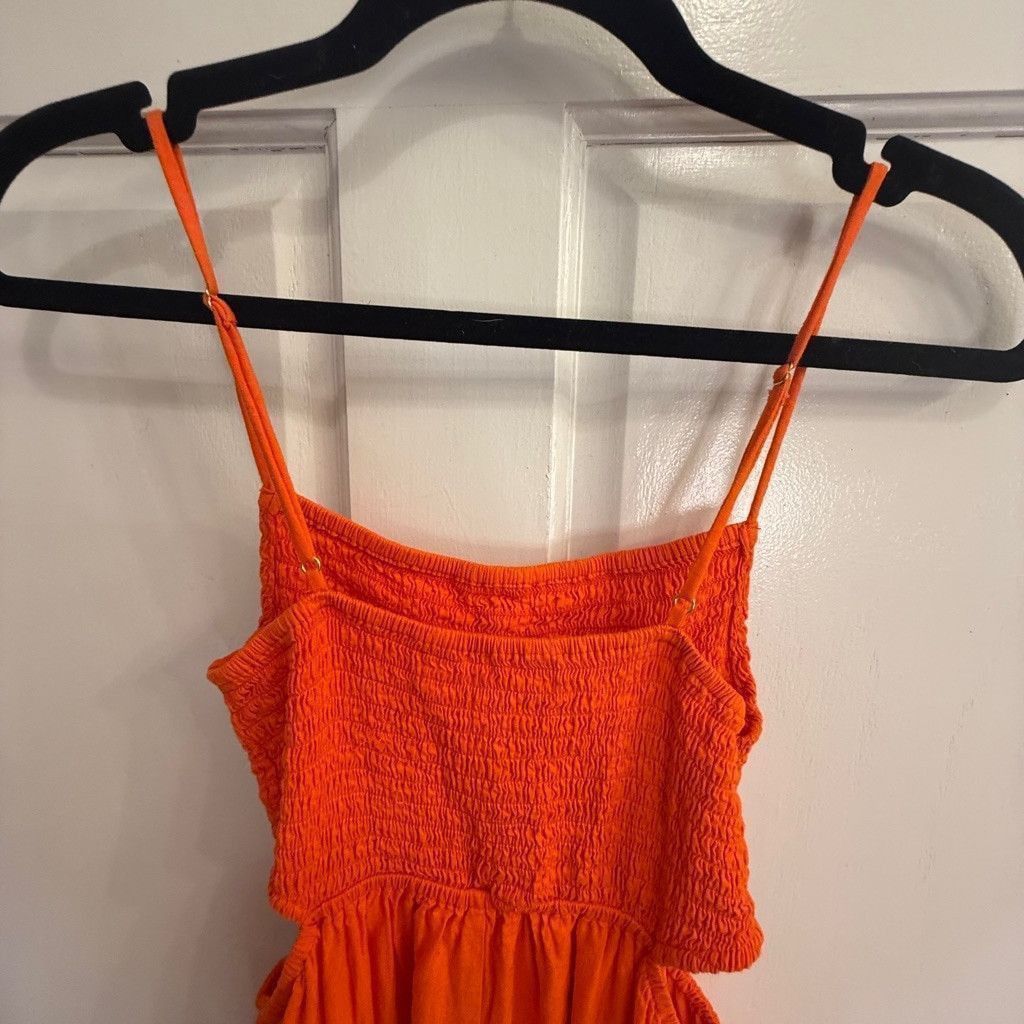 Saltwater Luxe Women's Saltwater Lux Dress, Small, Orange Size S / US 4 / IT 40 - 3 Thumbnail