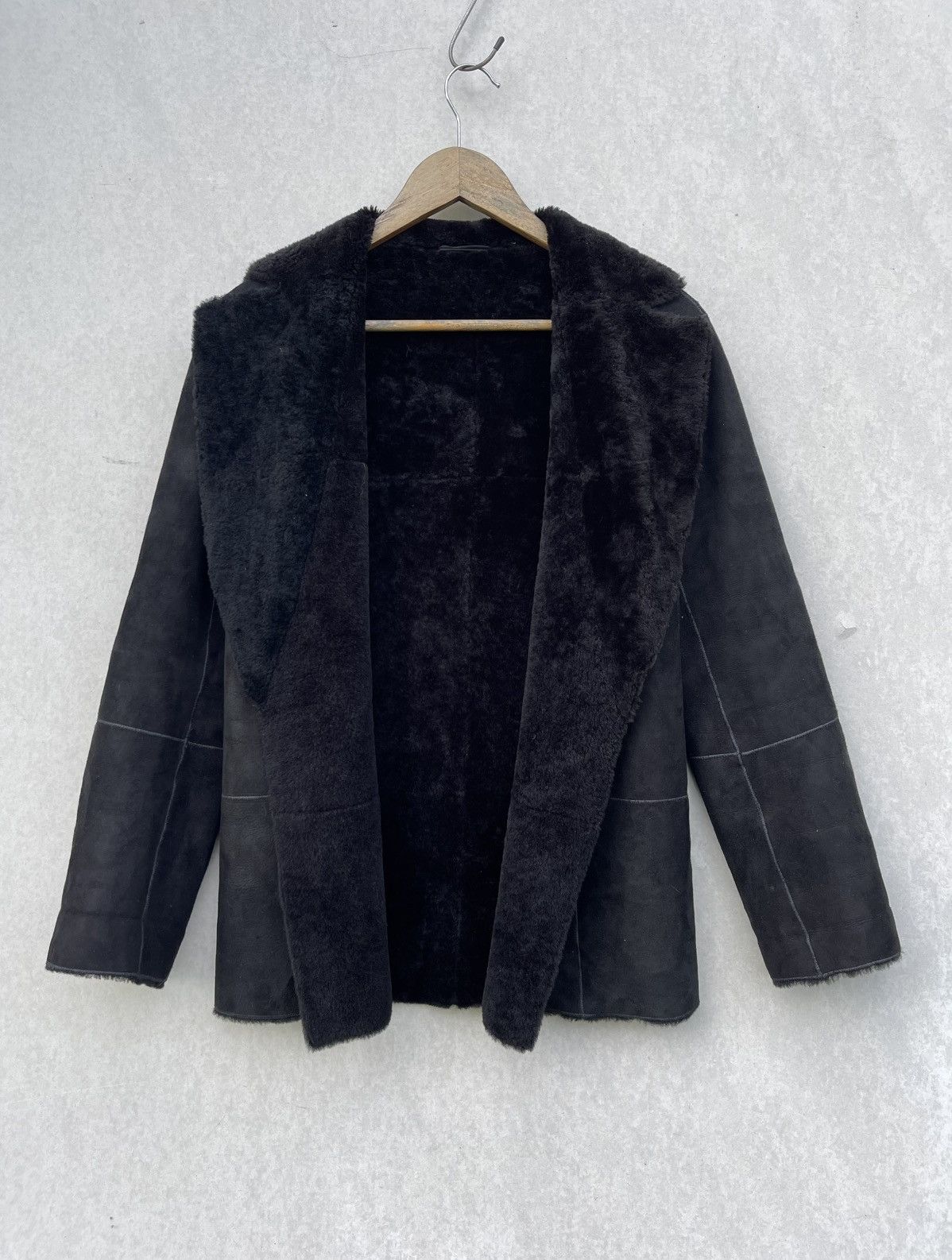 Loewe 🔥RARE🔥 LOEWE LAMBSKIN SHERLING LEATHER JACKET Size US S / EU 44-46 / 1 - 7 Thumbnail