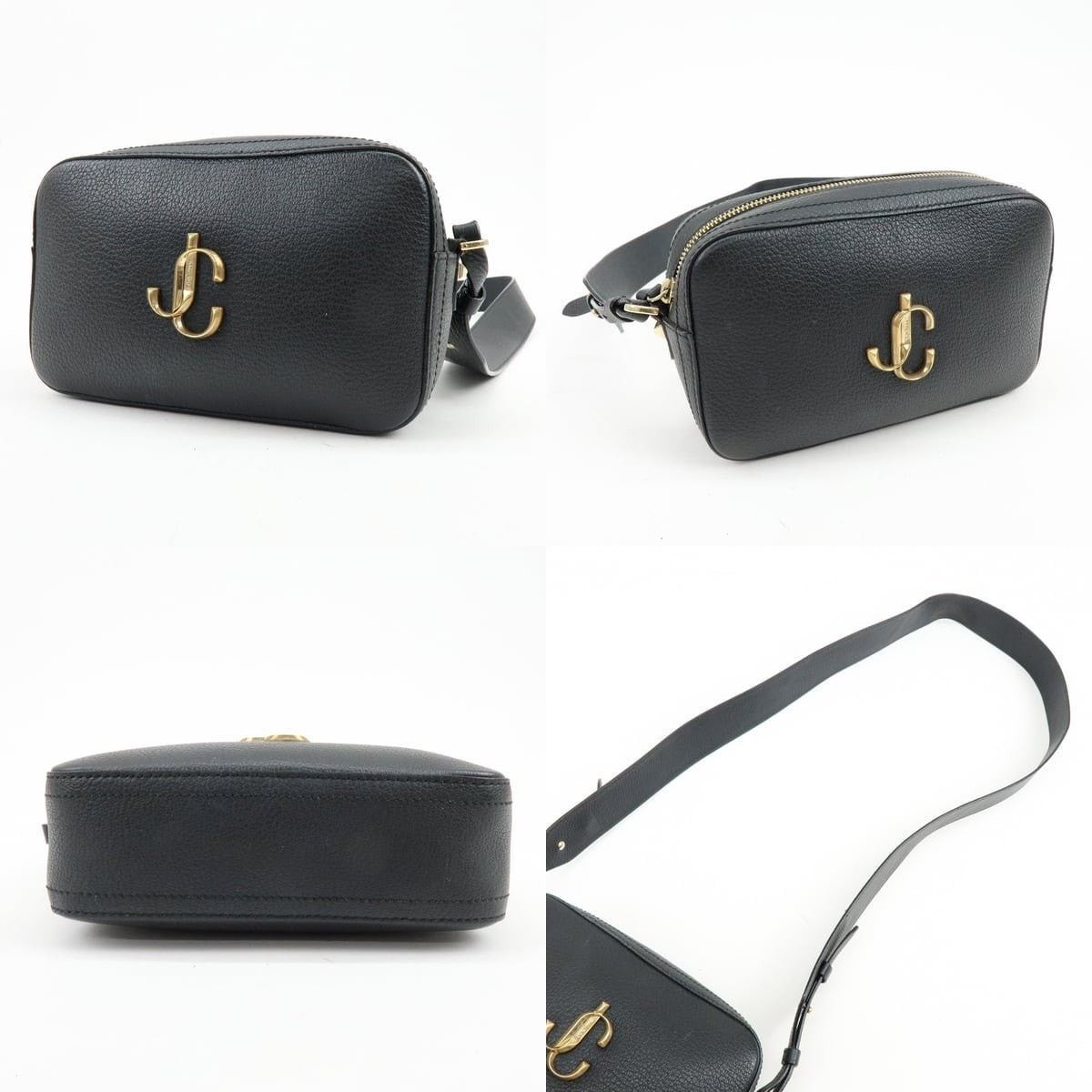 Jimmy Choo Jimmy Choo Varenne Camera Calfskin Crossbody Bag Black Size ONE SIZE - 3 Thumbnail