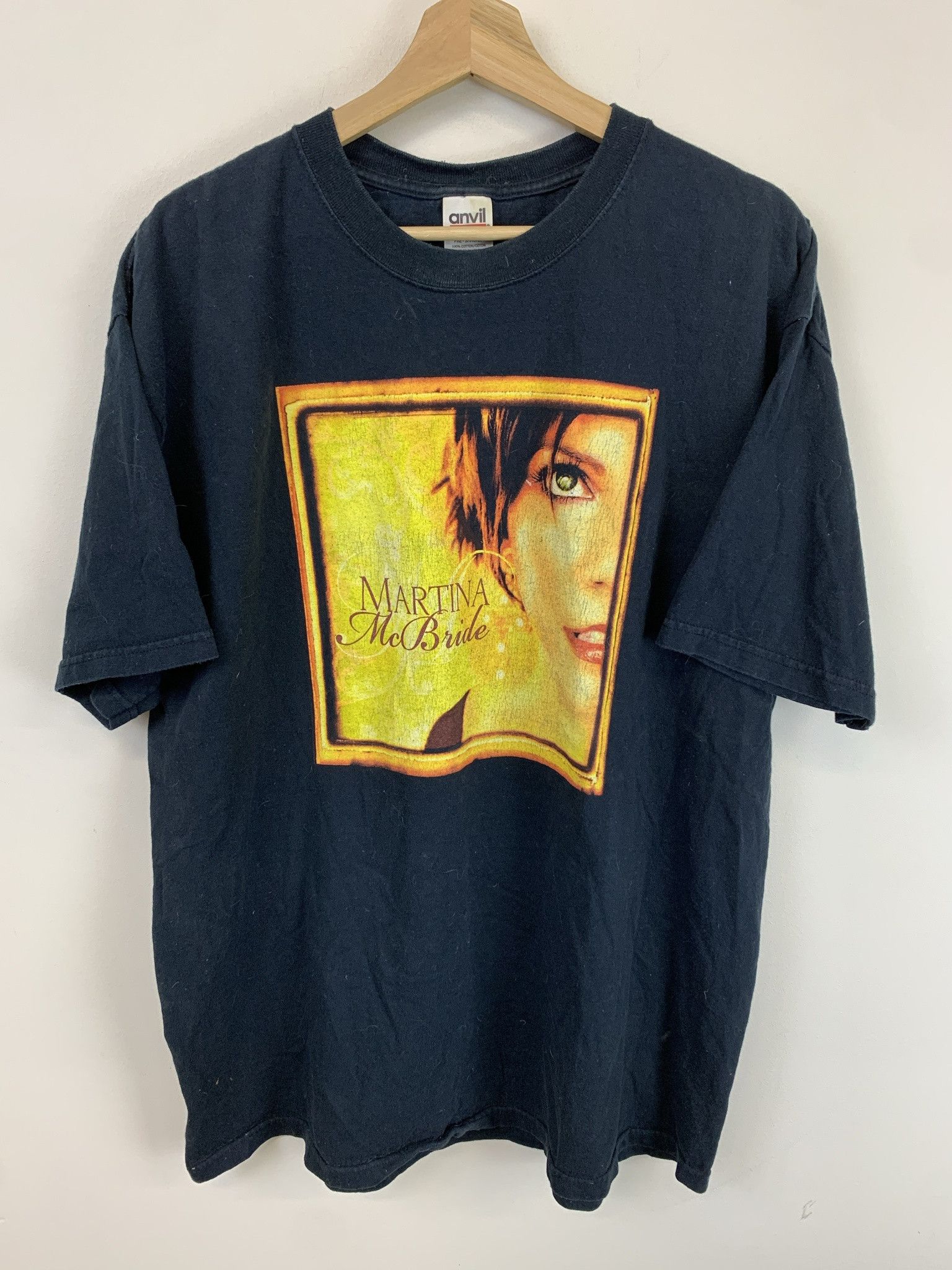 Vintage Vintage 1990s Martina Mc BVride Tour Tee Size XL Size US XL / EU 56 / 4 - 1 Thumbnail