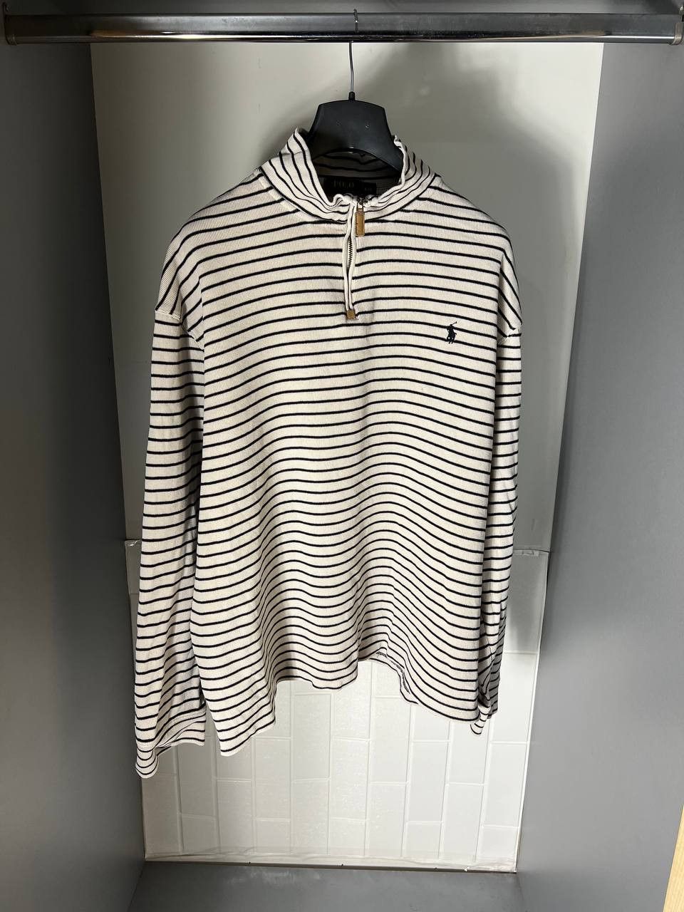 Polo Ralph Lauren VINTAGE POLO RALPH LAUREN 1/3 ZIP DESIGNER SWEATER CASUAL Size US XXL / EU 58 / 5 - 2 Thumbnail