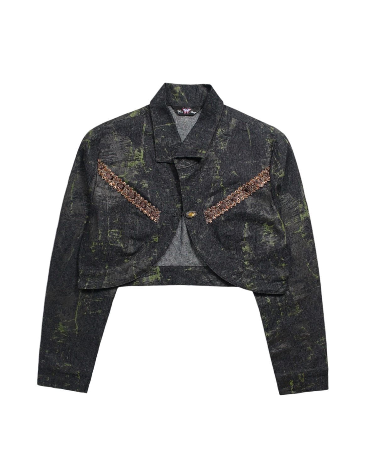 Hysteric Glamour 2000S YEA JAY CROP JACKET Size M / US 6-8 / IT 42-44 - 1 Thumbnail