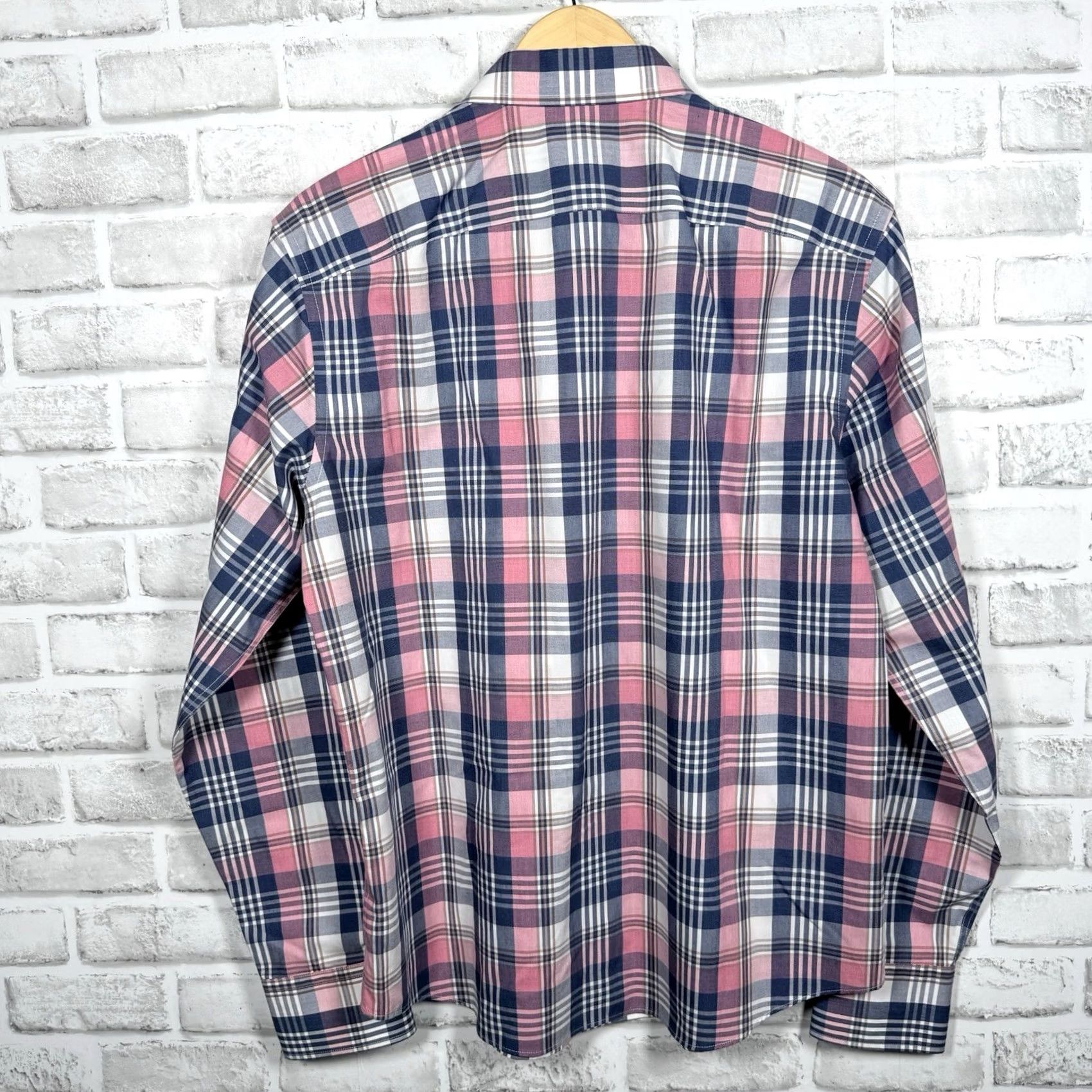 UNTUCKit UNTUCKit Wrinkle Free Plaid Long Sleeve Button-Down Shirt Mens M Multicolor Size US M / EU 48-50 / 2 - 5 Thumbnail