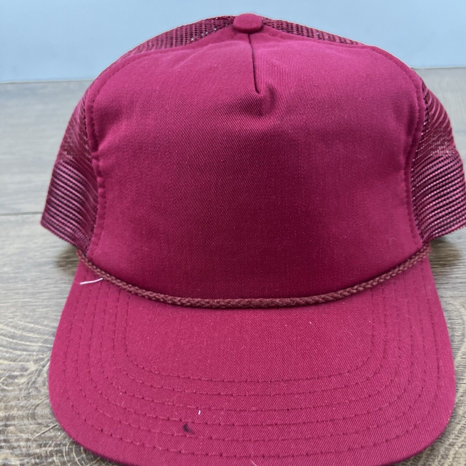 Other Maroon Snapback Hat Red Cap Hat Adjustable Hat Red Adult Hat Size ONE SIZE - 5 Thumbnail