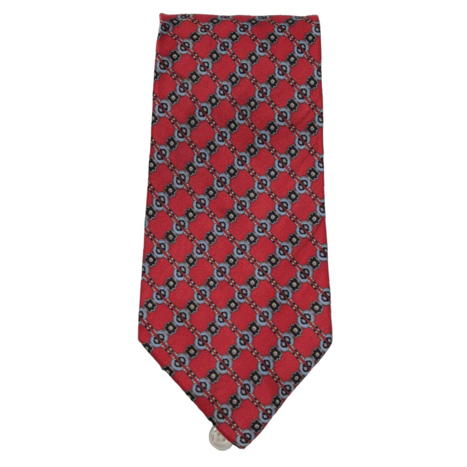 Stefano Ricci Stefano Ricci Necktie Silk Red X-Long Men's Geometric Italy Designer Stylish Size ONE SIZE - 1 Thumbnail