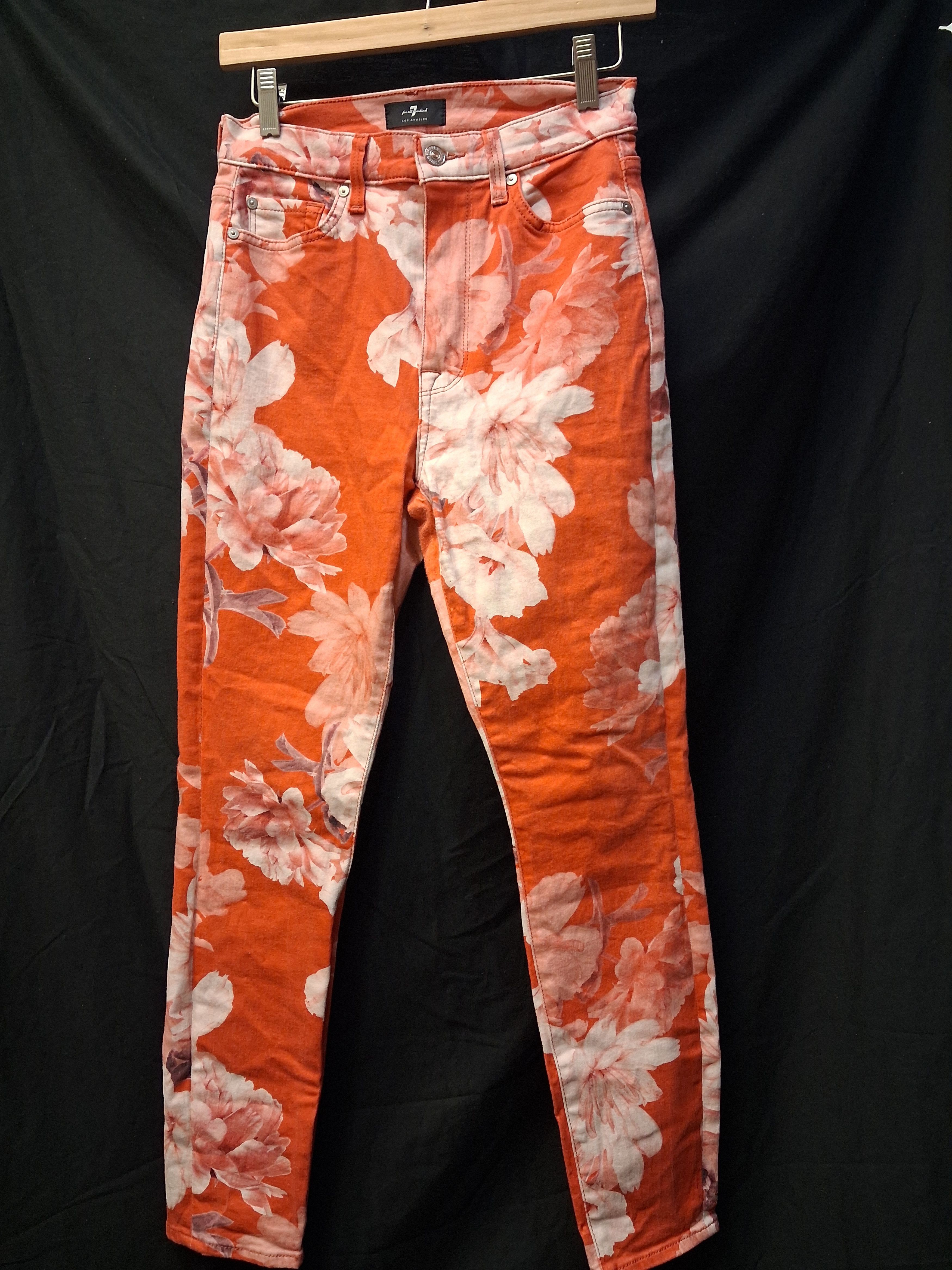 7 For All Mankind Women's 7 For All Mankind Floral Jeans Size 27" / US 4 / IT 40 - 1 Thumbnail
