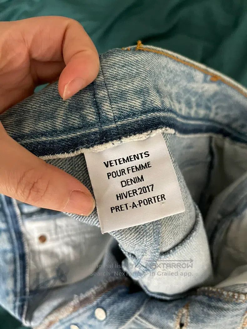 Vetements Vetements size XS Denim Pants Size US 27 - 4 Thumbnail