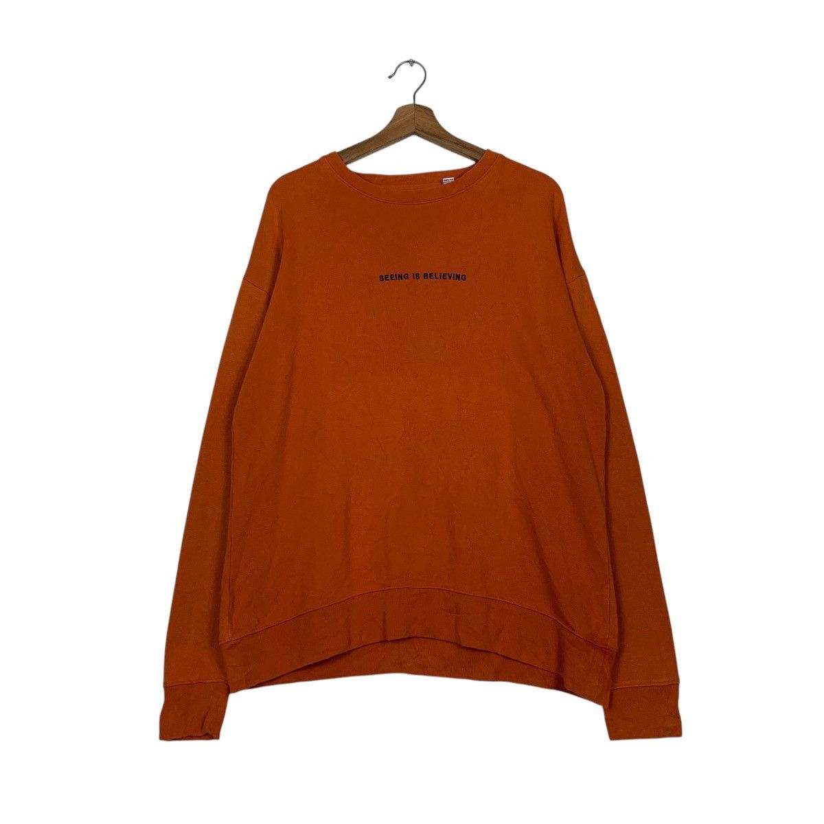 Japanese Brand Seeing Is Beleiving Crewneck Sweatshirt Size US L / EU 52-54 / 3 - 2 Thumbnail