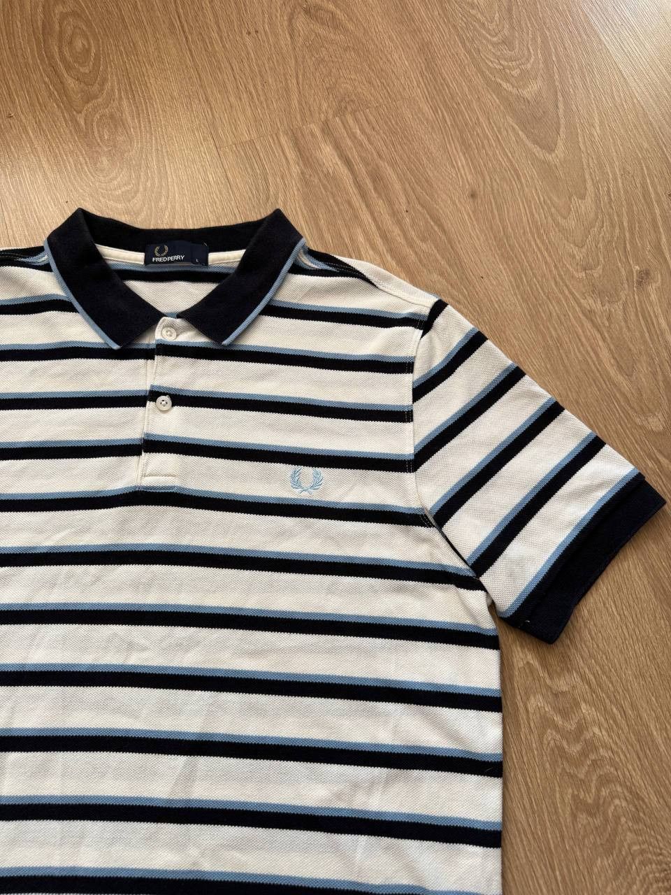Fred Perry Vintage Fred Perry Striped Polo Shirt Size US L / EU 52-54 / 3 - 1 Thumbnail