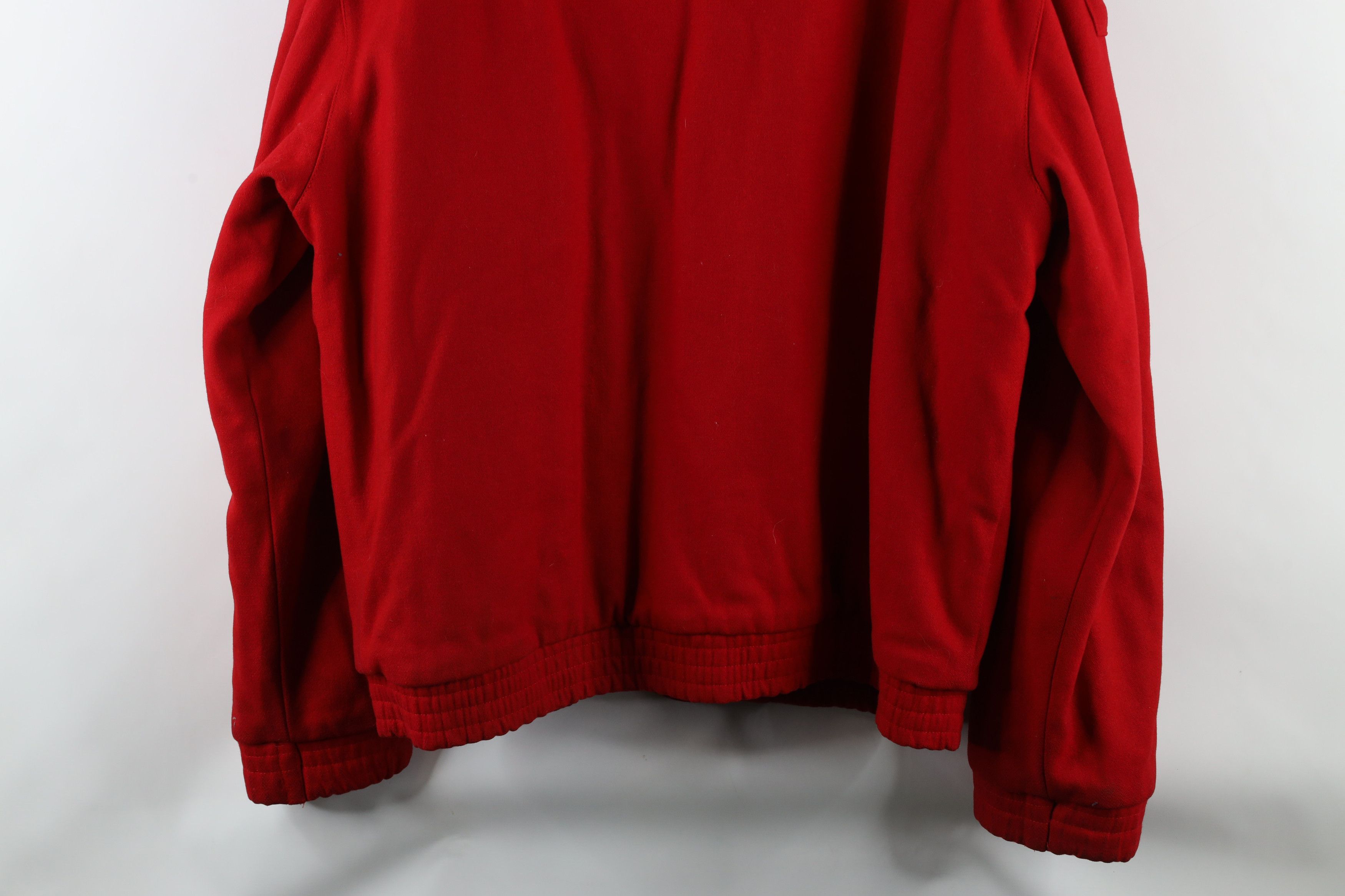 Vintage Vintage 90s Streetwear Wool Cafe Racer Bomber Jacket Red Size US L / EU 52-54 / 3 - 17 Thumbnail