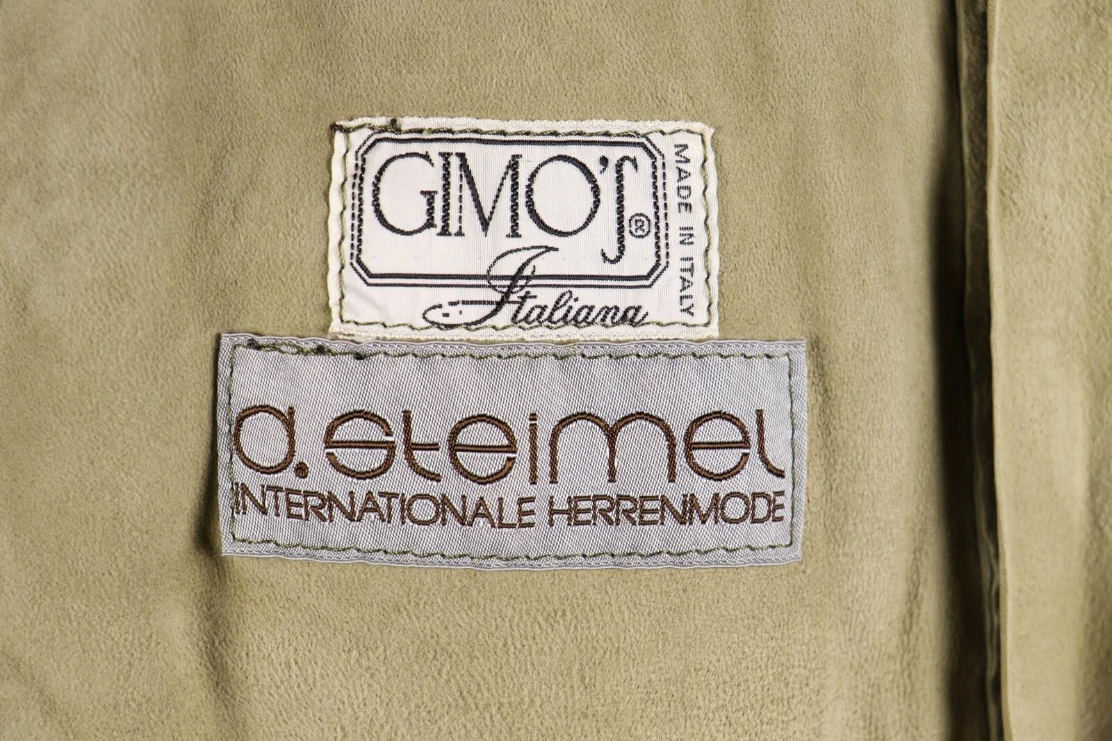 Gimo's Gimos Italian International GIMO'S Snap Leather Jacket Large Size L / US 10 / IT 46 - 8 Thumbnail