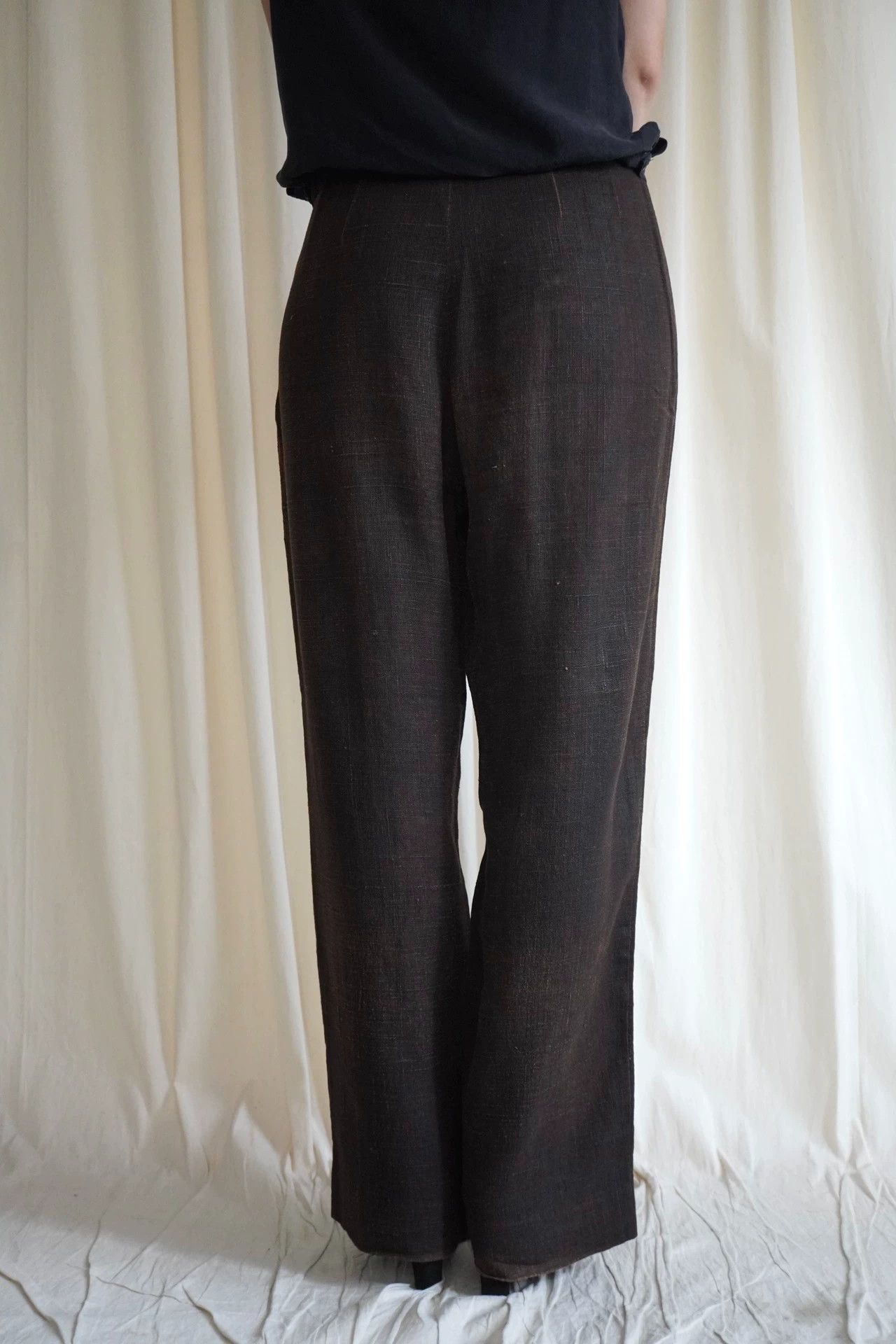 Issey Miyake Issey Miyake 1999 Mud Dyed Faded Straight Pants M Size 27" / US 4 / IT 40 - 5 Thumbnail
