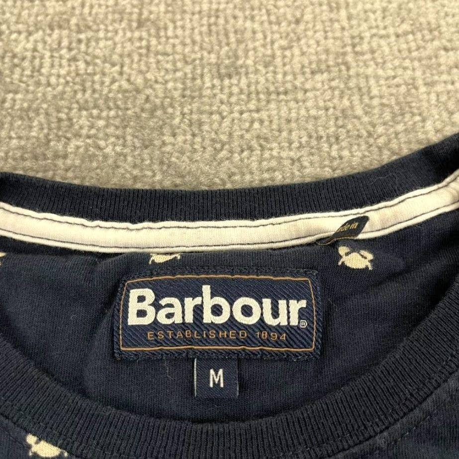 Barbour BARBOUR Shirt Mens Medium Blue White Crab Print Basic T Animal Short Sleeve Mens Regular Medium Blue Crab Print Barbour Shirt Size US M / EU 48-50 / 2 - 3 Thumbnail