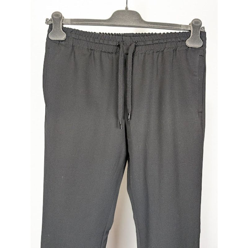 Saint Laurent Paris o1rshd1 Wool Twill Jogging Pants in Black Size US 28 / EU 44 - 3 Thumbnail