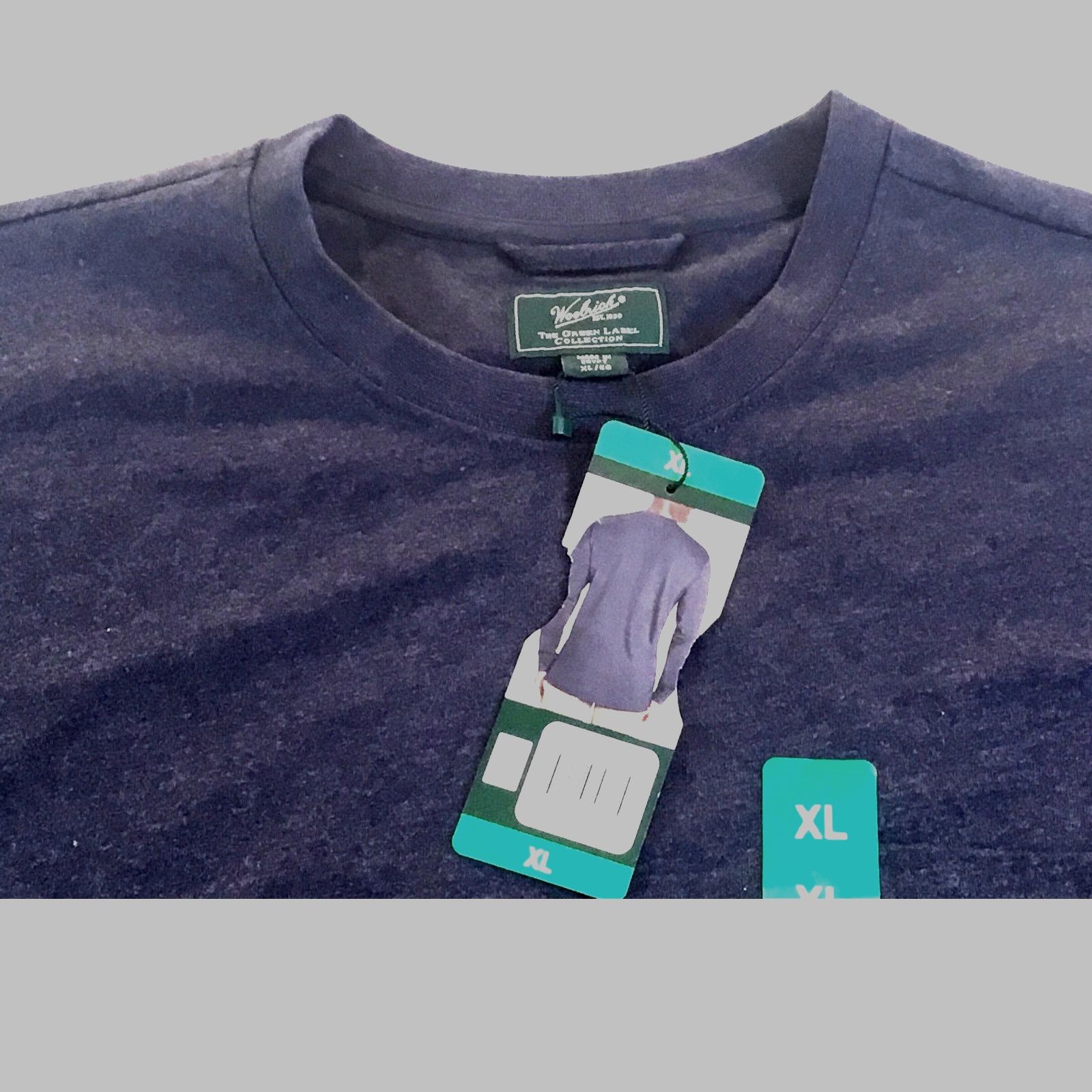 Woolrich Woolen Mills Woolrich Long Sleeve Pocket Tee NWT Blue New Size US XL / EU 56 / 4 - 2 Thumbnail