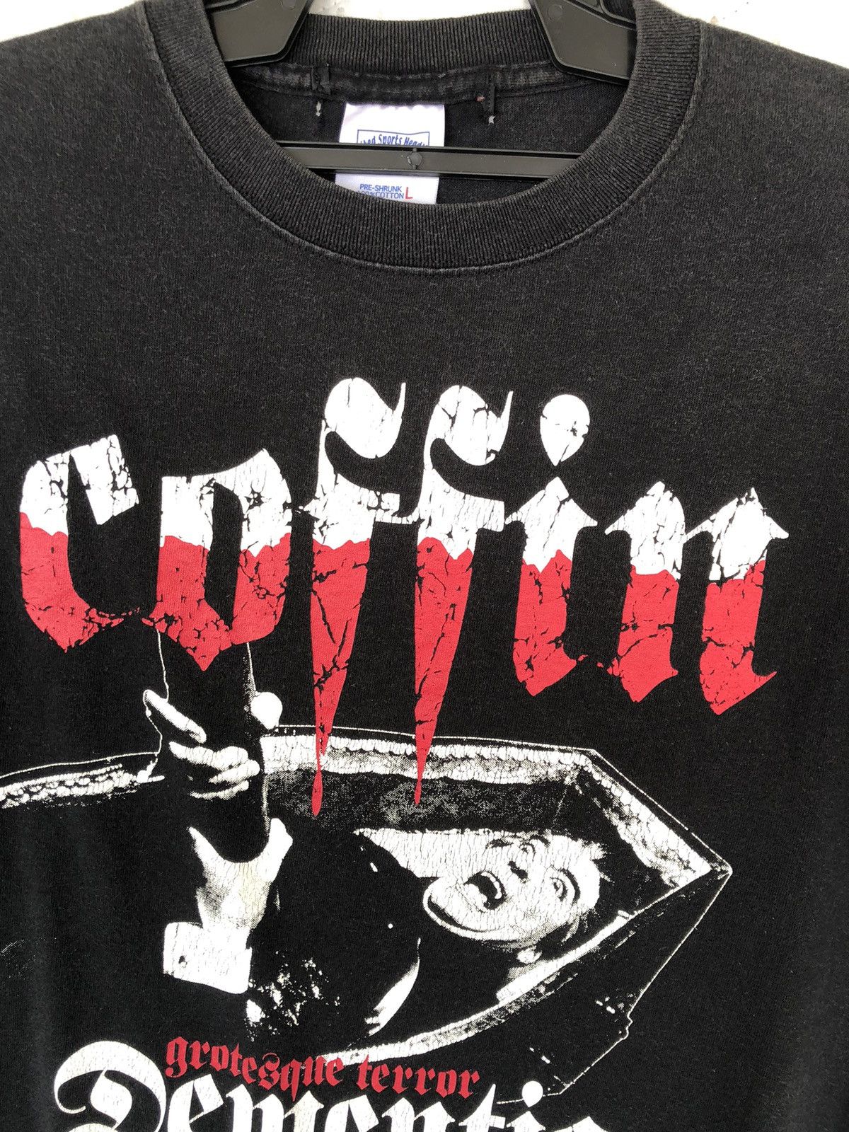 Expert Horror Vintage Dracula Coffin Dementia Horror Rare Tee Size US L / EU 52-54 / 3 - 4 Thumbnail