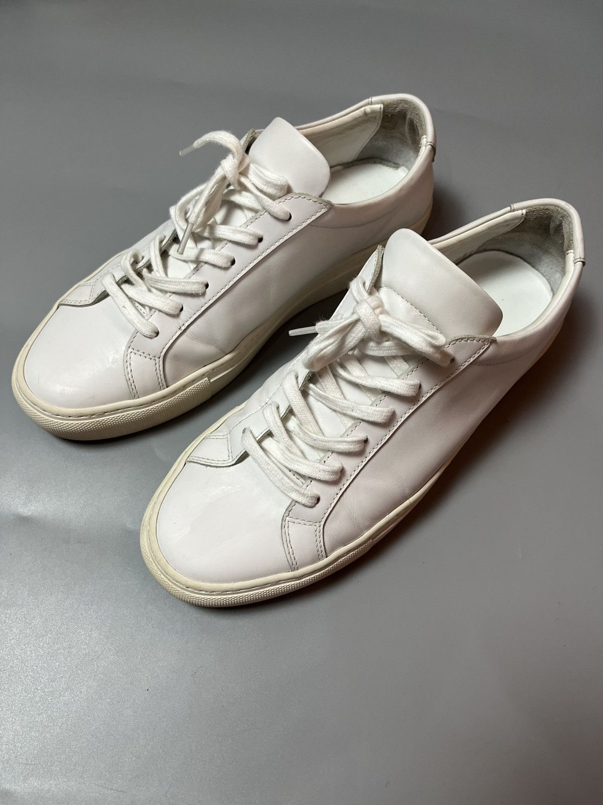 Common Projects Common Projects achilles low white leather sneakers Size US 9 / EU 42 - 3 Thumbnail