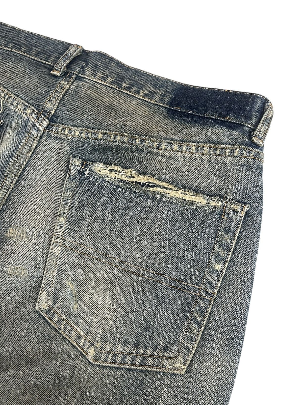Undercover Undercover AW04 “But Beautiful” 68 Red Yarn Denim Men’s L Size US 32 / EU 48 - 7 Thumbnail
