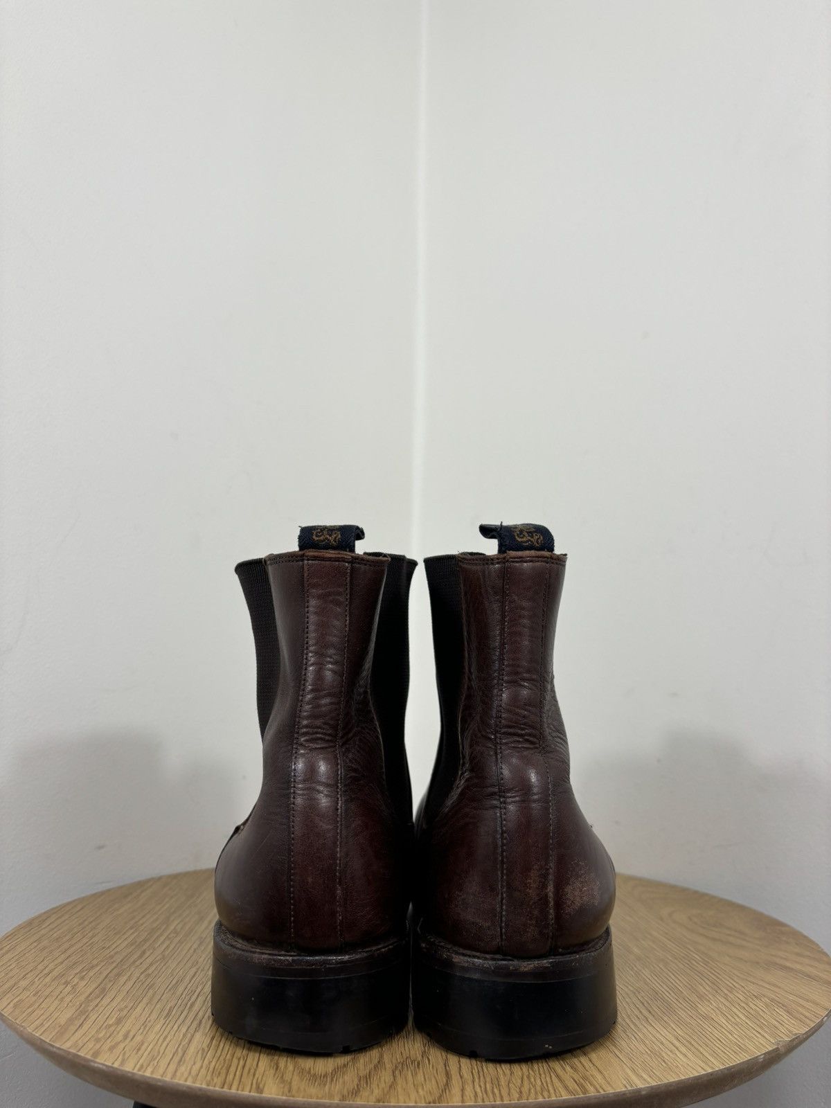Other Ed Meier Munich Men’s Dark Brown Leather Ankle Chelsea Boots Size US 11 / EU 44 - 12 Thumbnail