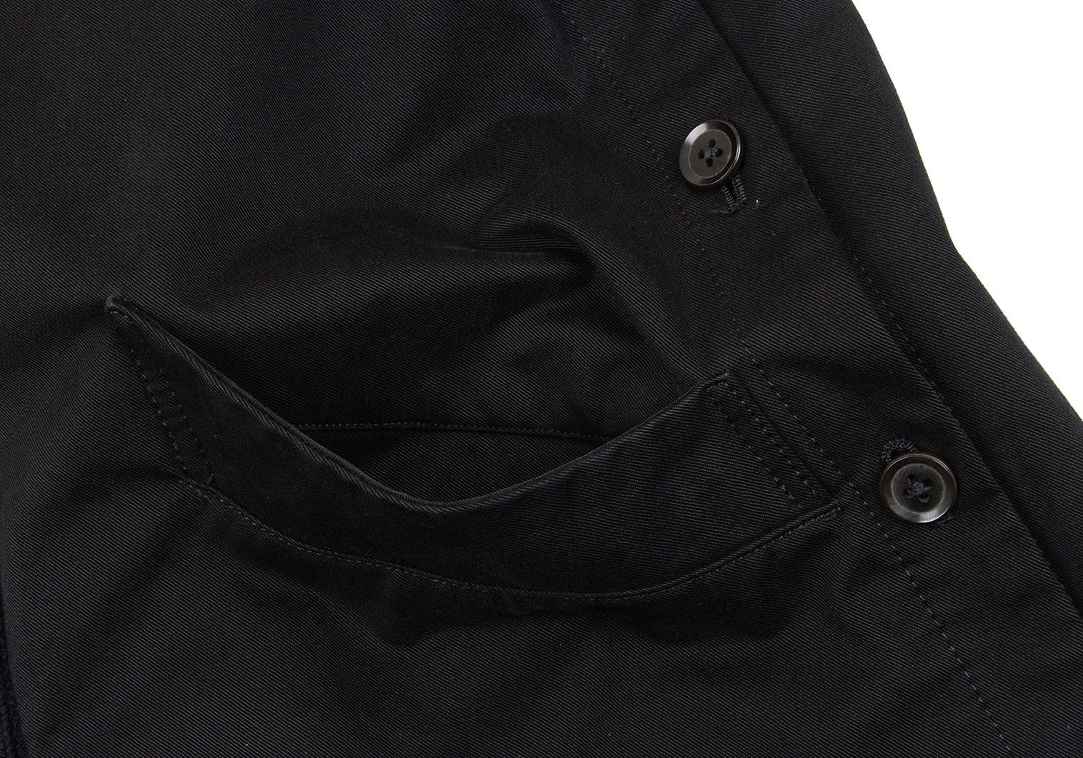 Yohji Yamamoto Yohji Yamamoto Knit Cotton China Jacket Black 2 Size US M / EU 48-50 / 2 - 9 Thumbnail