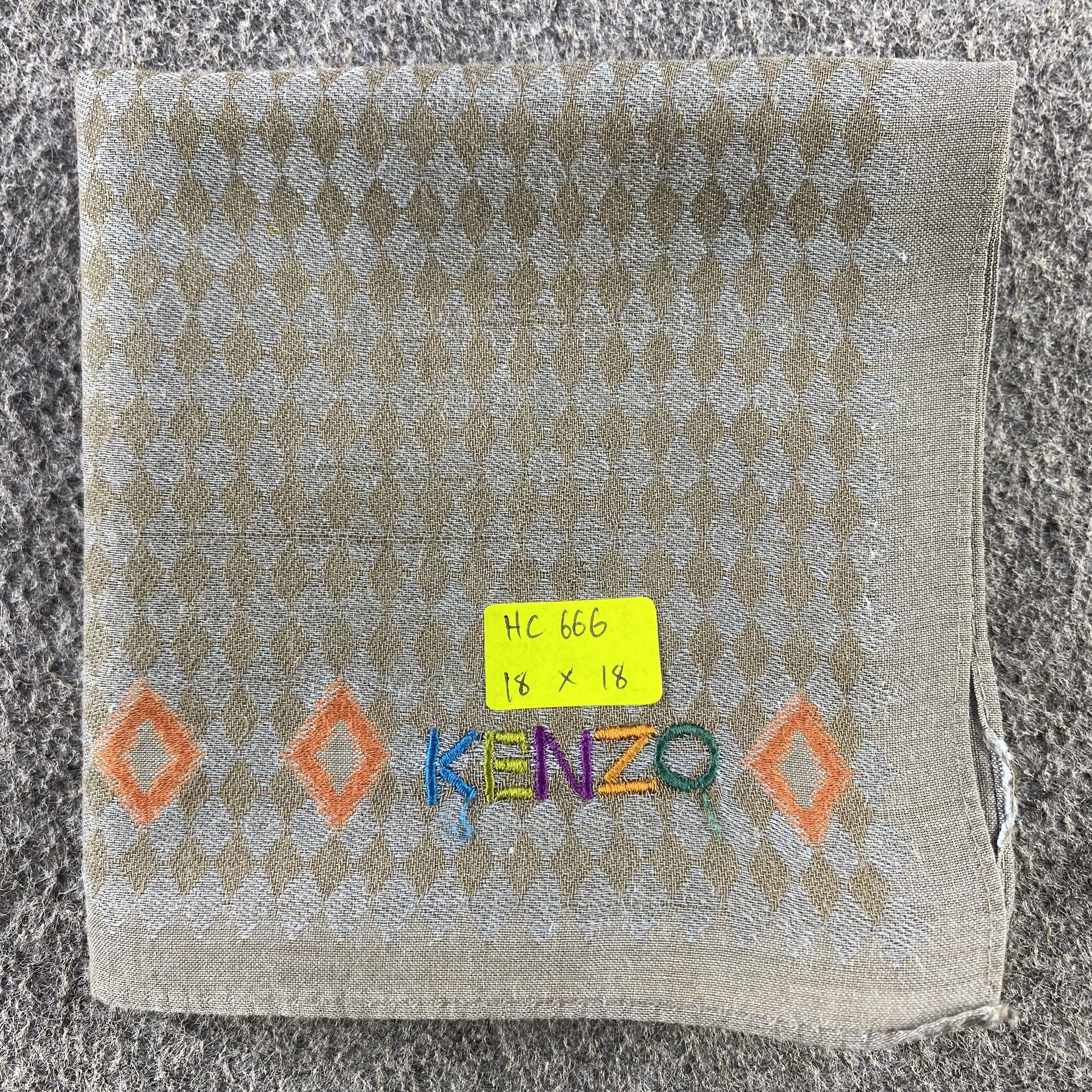 Kenzo × Vintage Kenzo Handkerchief/Neckerchief/Bandana HC666 Size ONE SIZE - 5 Thumbnail