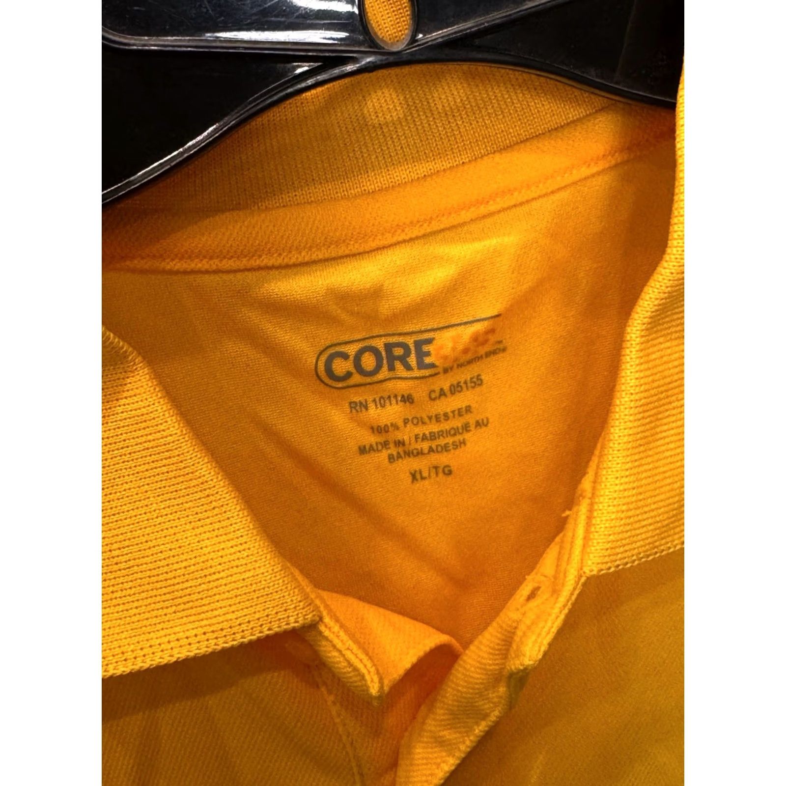 Vintage Core Yellow Poly Golf POLO SHIRT NWT XL Men Size US XL / EU 56 / 4 - 6 Thumbnail