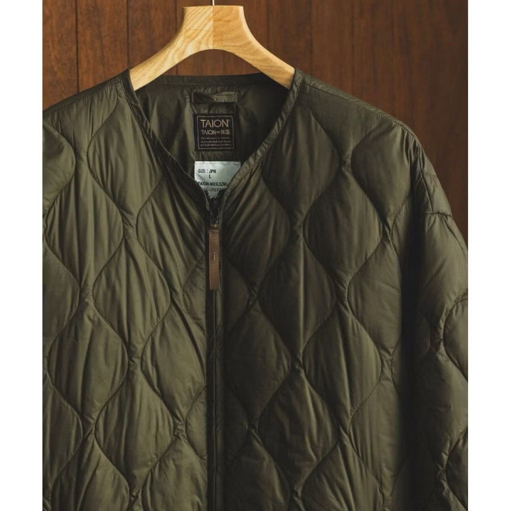 TAION Men’s 🇯🇵 TAION X B:MING by Beams Quilted Down Jacket Sz L NWT Size US L / EU 52-54 / 3 - 2 Thumbnail
