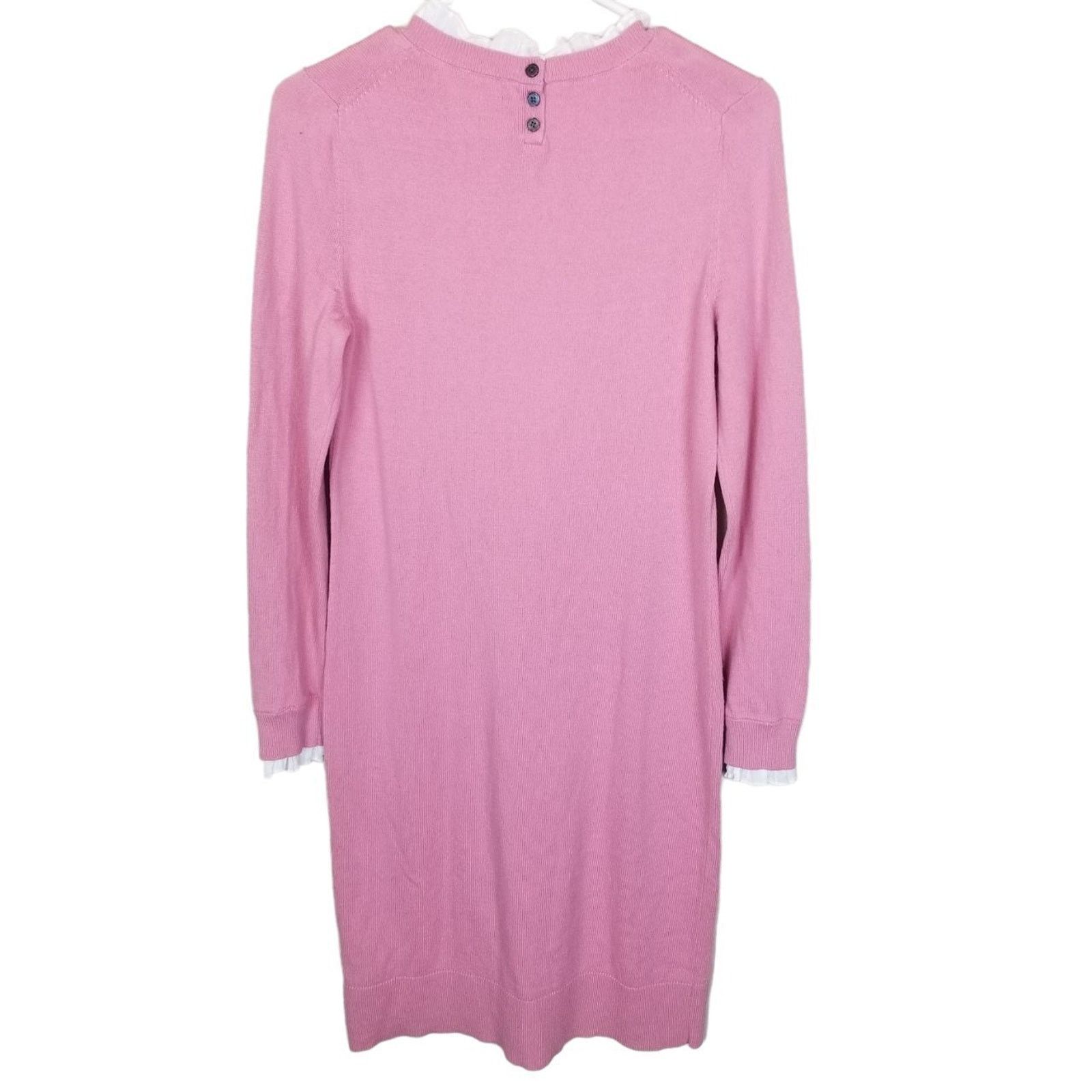 Boden Boden Womens Beatrice Wool Cashmere Sweater Dress Size 8L Size M / US 6-8 / IT 42-44 - 8 Thumbnail