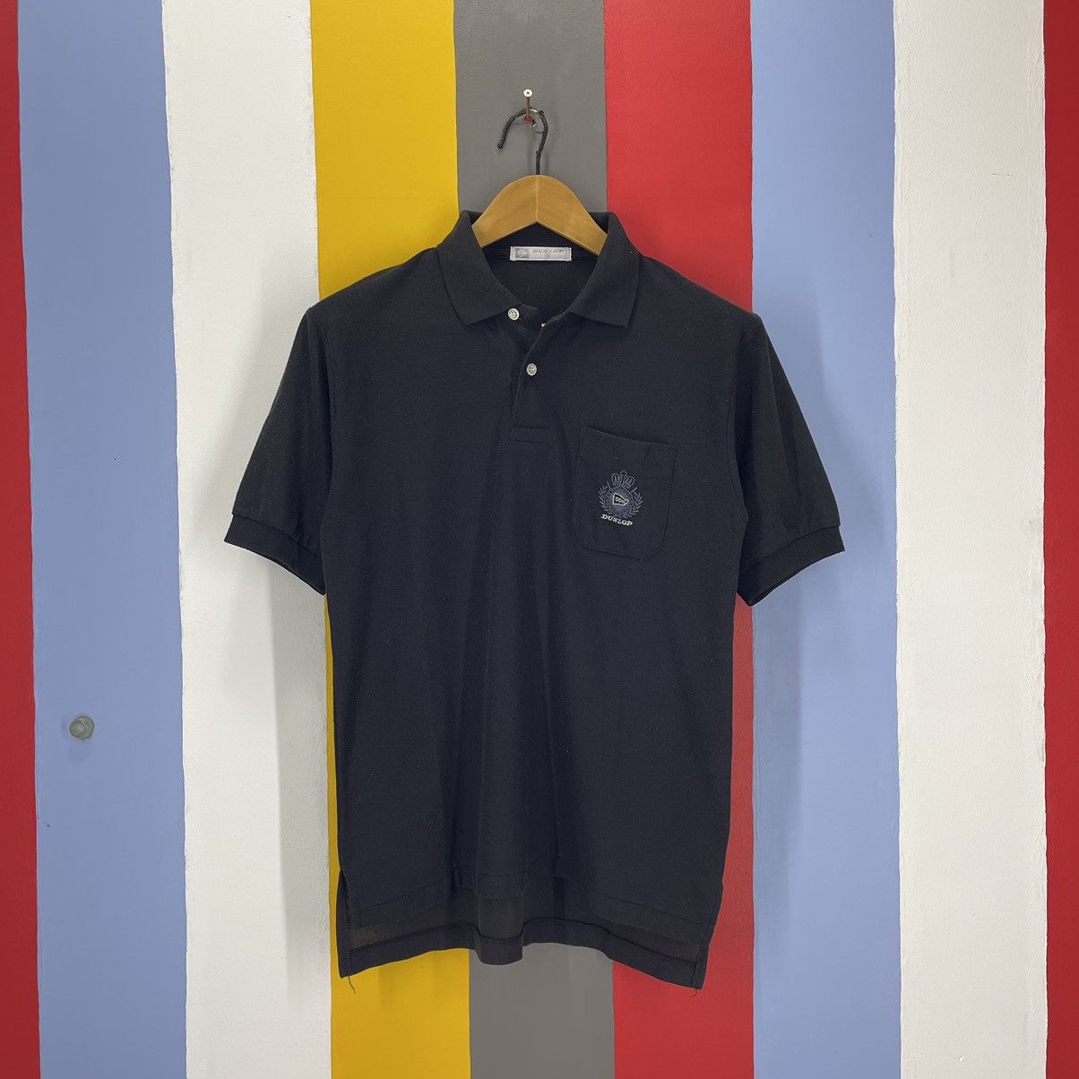 Dunlop 90s Vintage DUNLOP Polo T Shirt #1951/11 Size US S / EU 44-46 / 1 - 1 Thumbnail