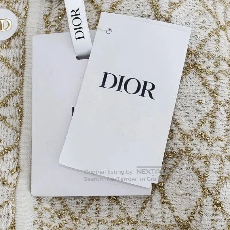 Dior Dior M Size Gold Cotton Blend Jacket . Size M / US 6-8 / IT 42-44 - 6 Thumbnail