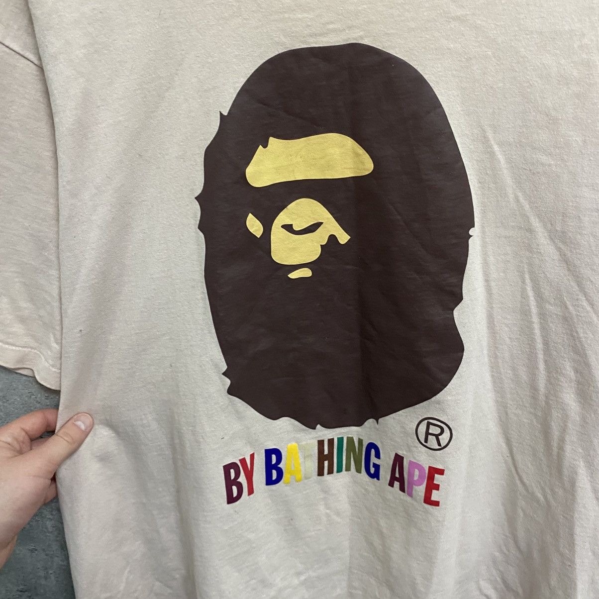 Bape A Bathing Ape Big Head Bape T-Shirt Big Logo Size US L / EU 52-54 / 3 - 6 Thumbnail