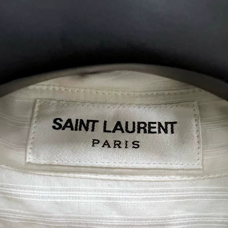 Saint Laurent Paris Saint Laurent Paris Saint Laurent Long Sleeve Ruffle Shirt Size US S / EU 44-46 / 1 - 3 Thumbnail