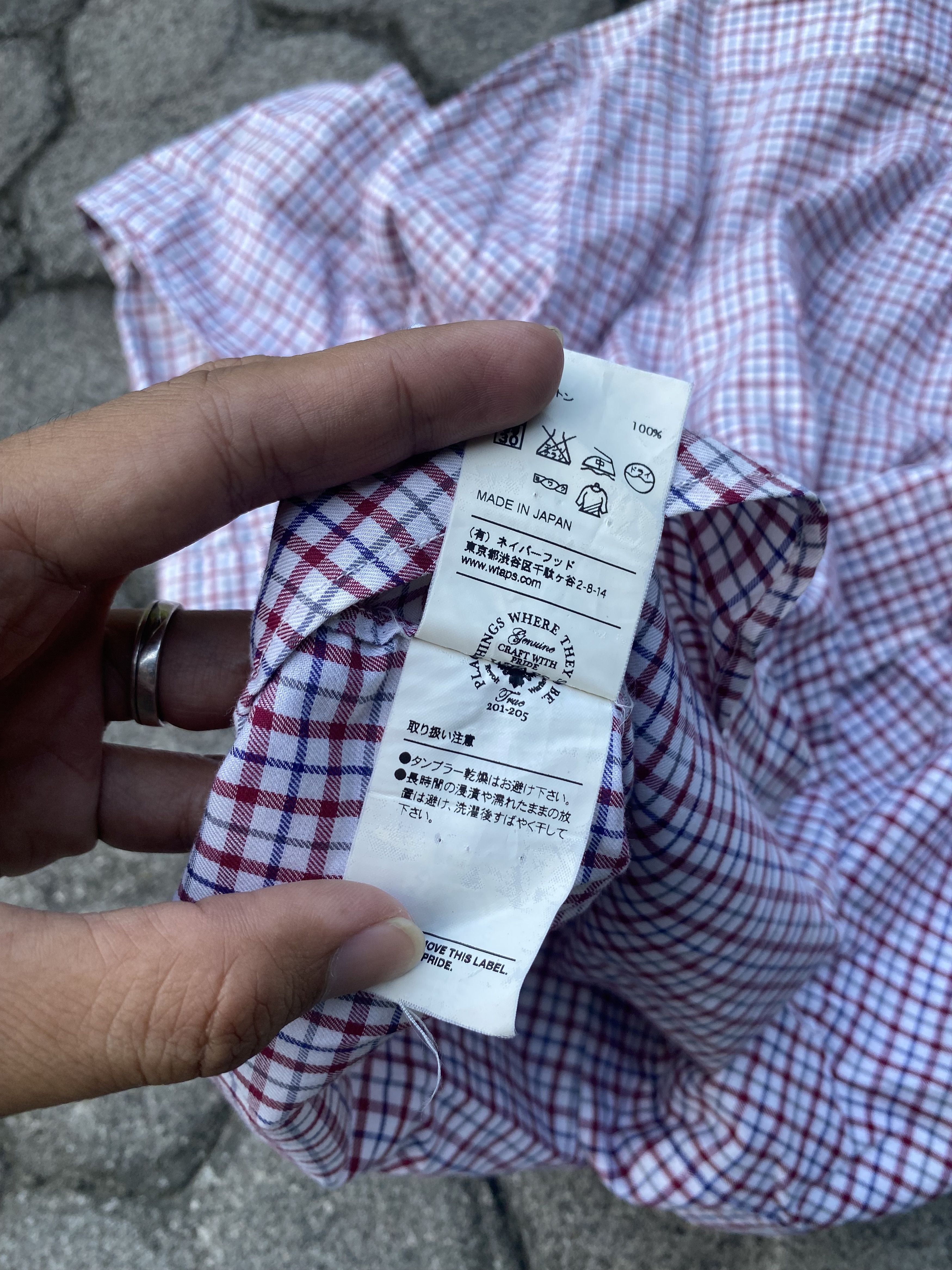 Wtaps WTAPS x Thomas Mason Plaid Button Down Long Shirt Size US M / EU 48-50 / 2 - 8 Thumbnail