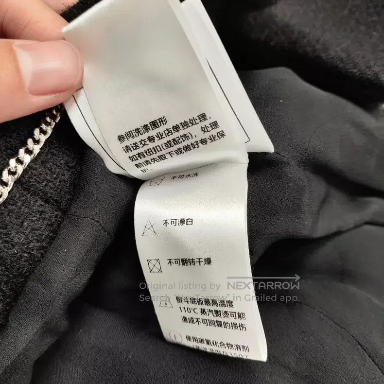Chanel Chanel 22A Handicraft Workshop Series Black Woollen Silhou Size XS / US 0-2 / IT 36-38 - 7 Thumbnail