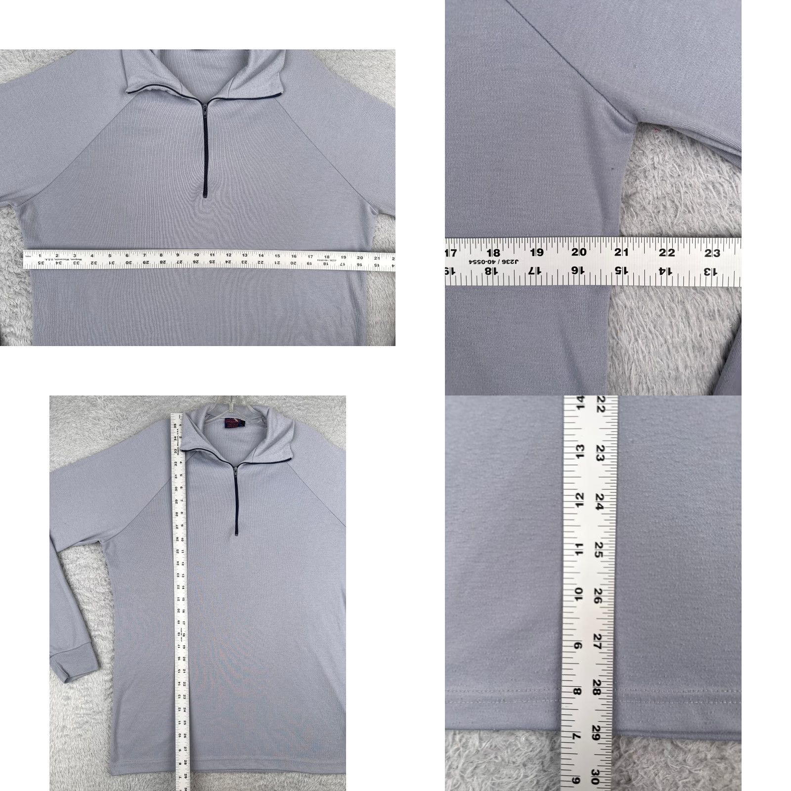 Patagonia Patagonia Sweater Unisex Adults XL Gray 1/4 Zip Capilene Mock Neck Pullover Cardigan Outdoor Winter Fall Spring Lightweight Size XL / US 12-14 / IT 48-50 - 8 Thumbnail