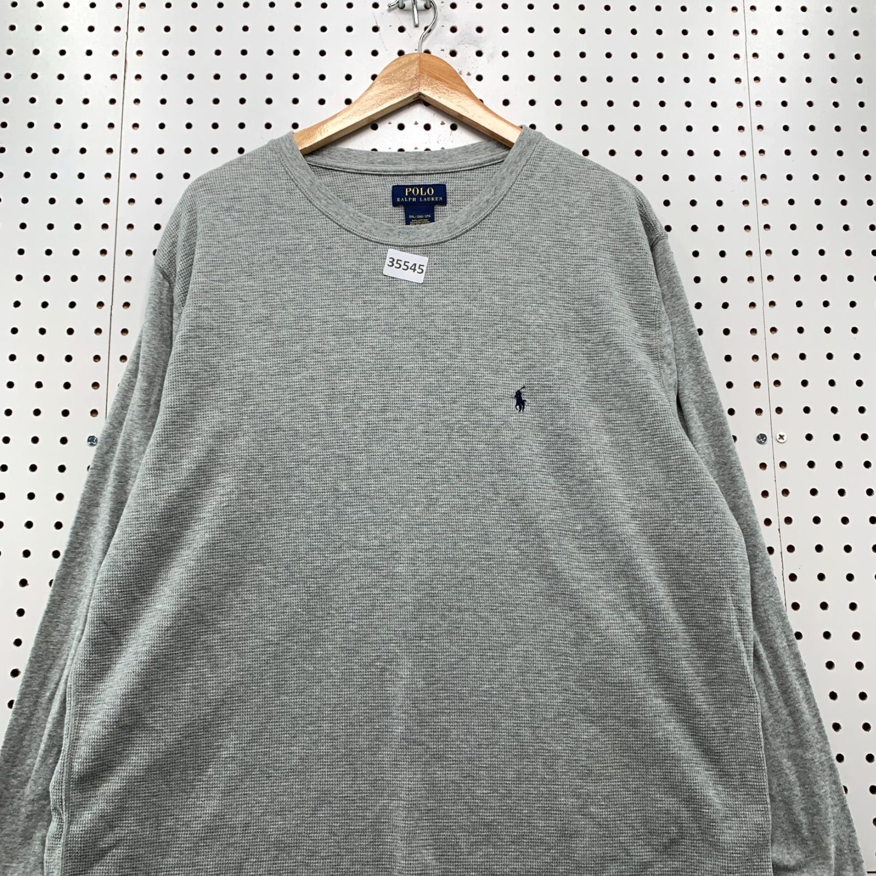 Polo Ralph Lauren Polo Ralph Lauren Thermal Shirt Mens 2XL Gray Long Sleeve Casual Shirt 2XL Mens Gray Thermal Polo Ralph Lauren Size US XXL / EU 58 / 5 - 5 Thumbnail