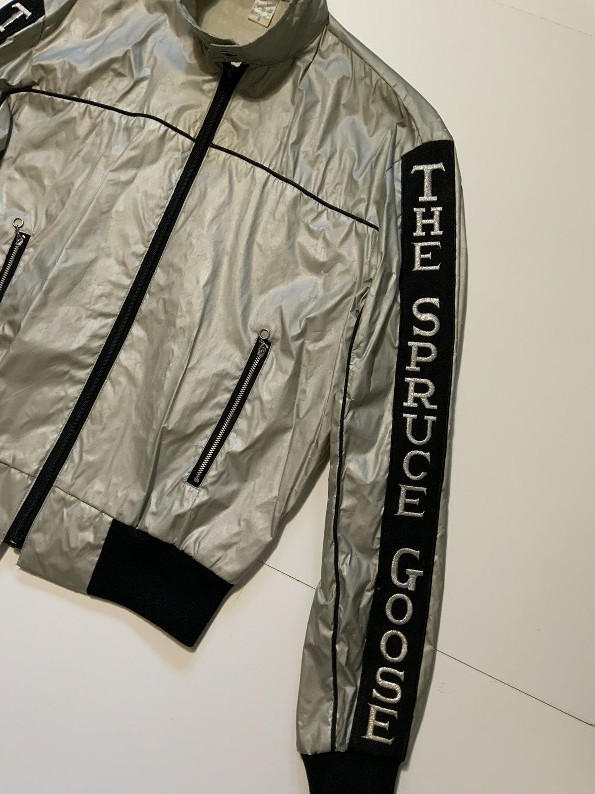 Vintage Vintage The Spruce Goose Hughes H-4 Hercules Aviation Jacket Size US S / EU 44-46 / 1 - 4 Thumbnail