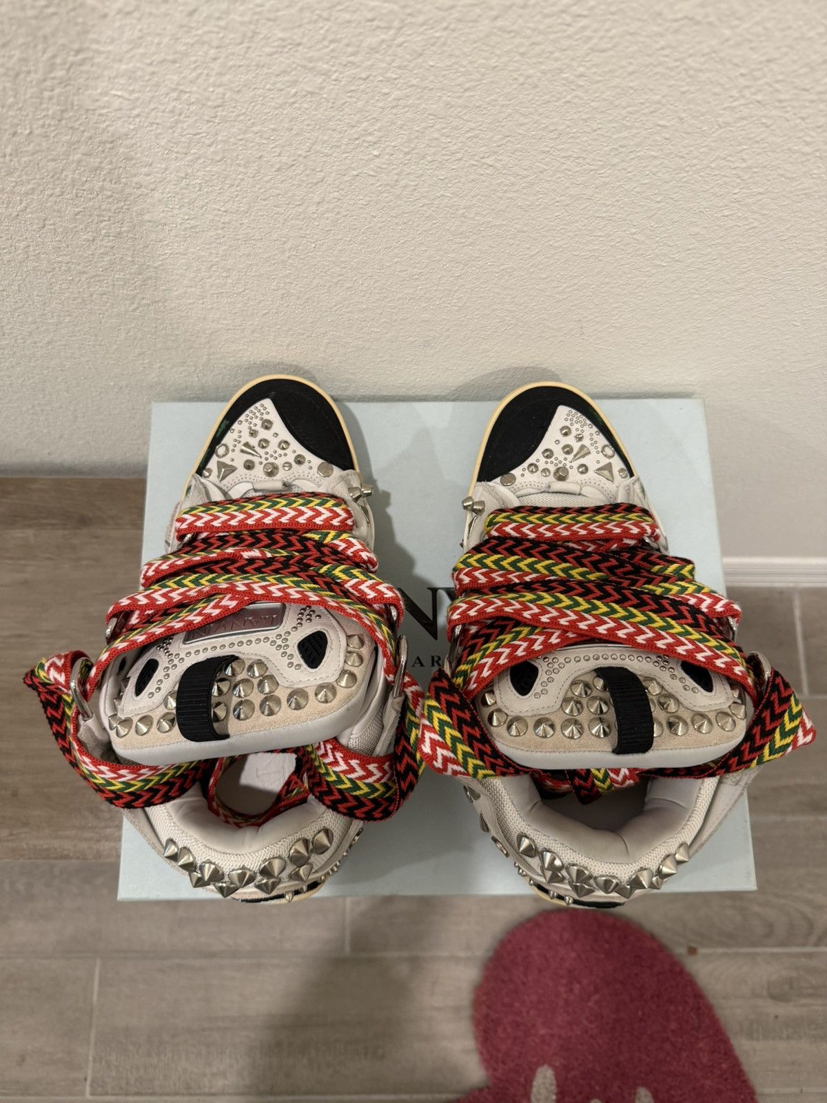 Lanvin Lanvin Curb Graffiti Sneakers Size US 10 / EU 43 - 6 Thumbnail